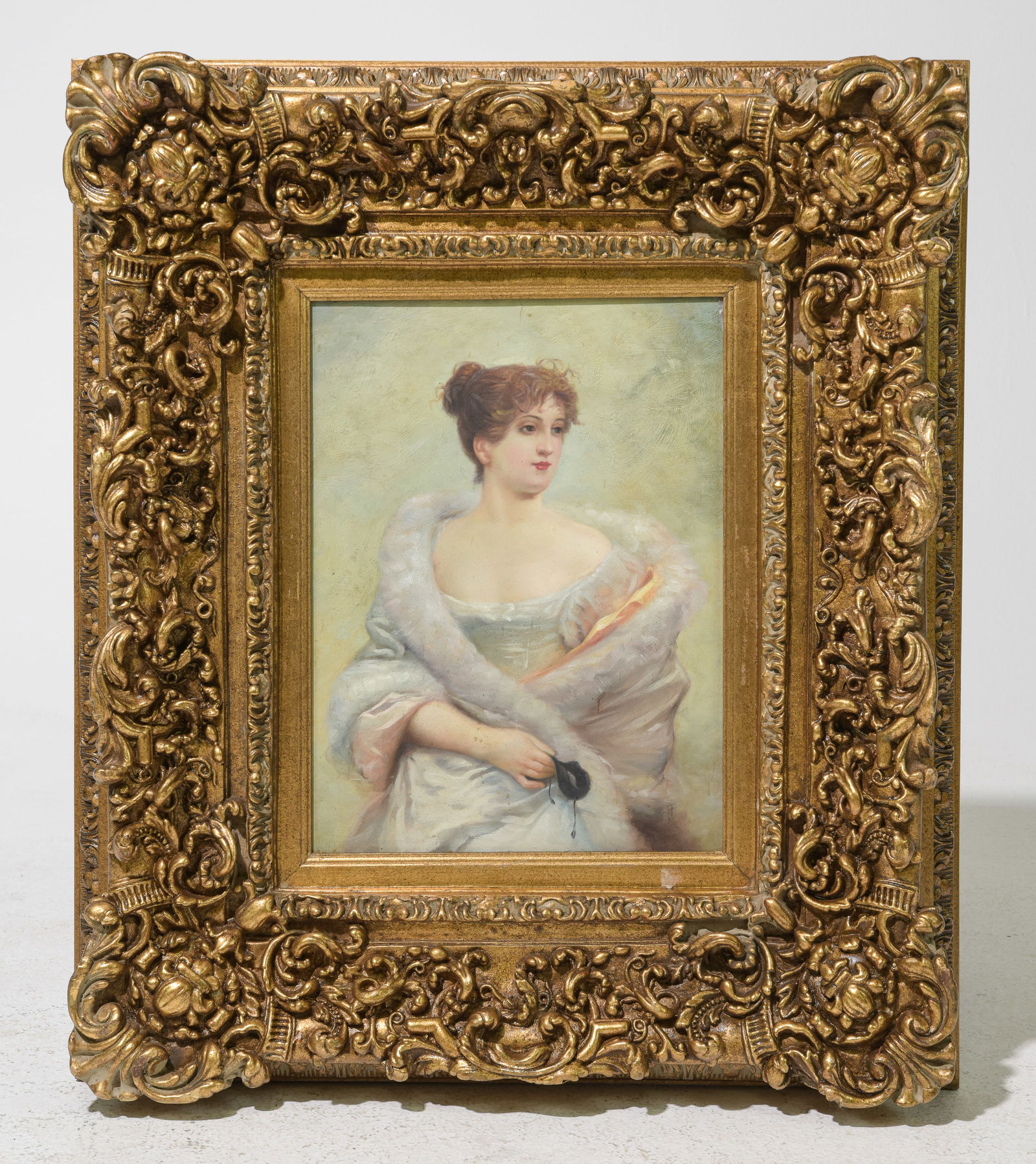 Gold Framed Acrylic on Board - Portrait (1 of 4)