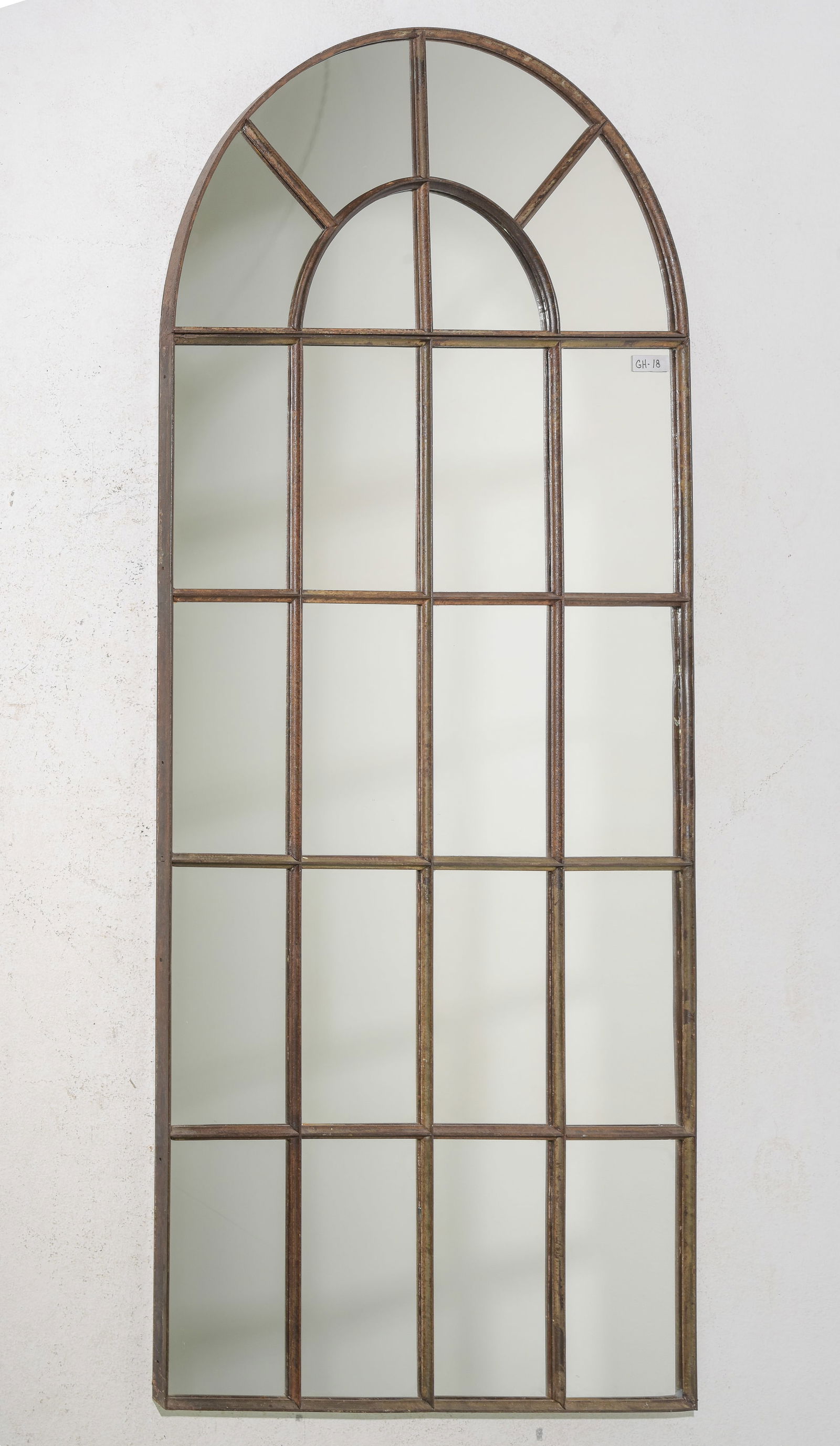 Heavy Metal Framed "Window" Mirror (1 of 4)