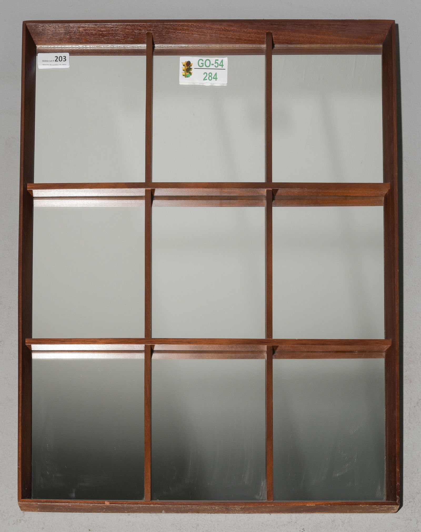 Mid Century Modern Teak Framed Mirror (1 of 3)