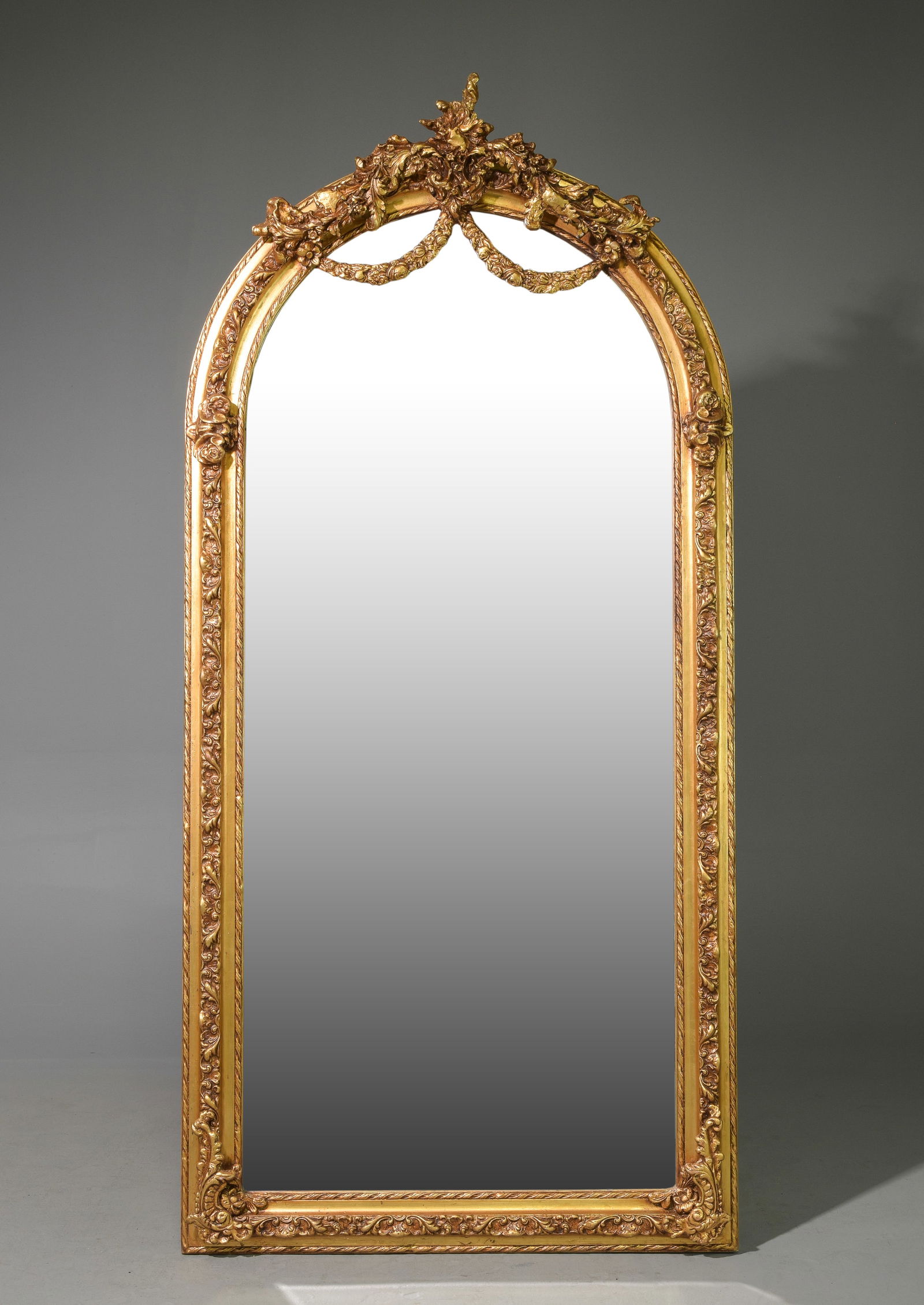 Palatial French Style Gold Framed Mirror #2 (1 of 4)