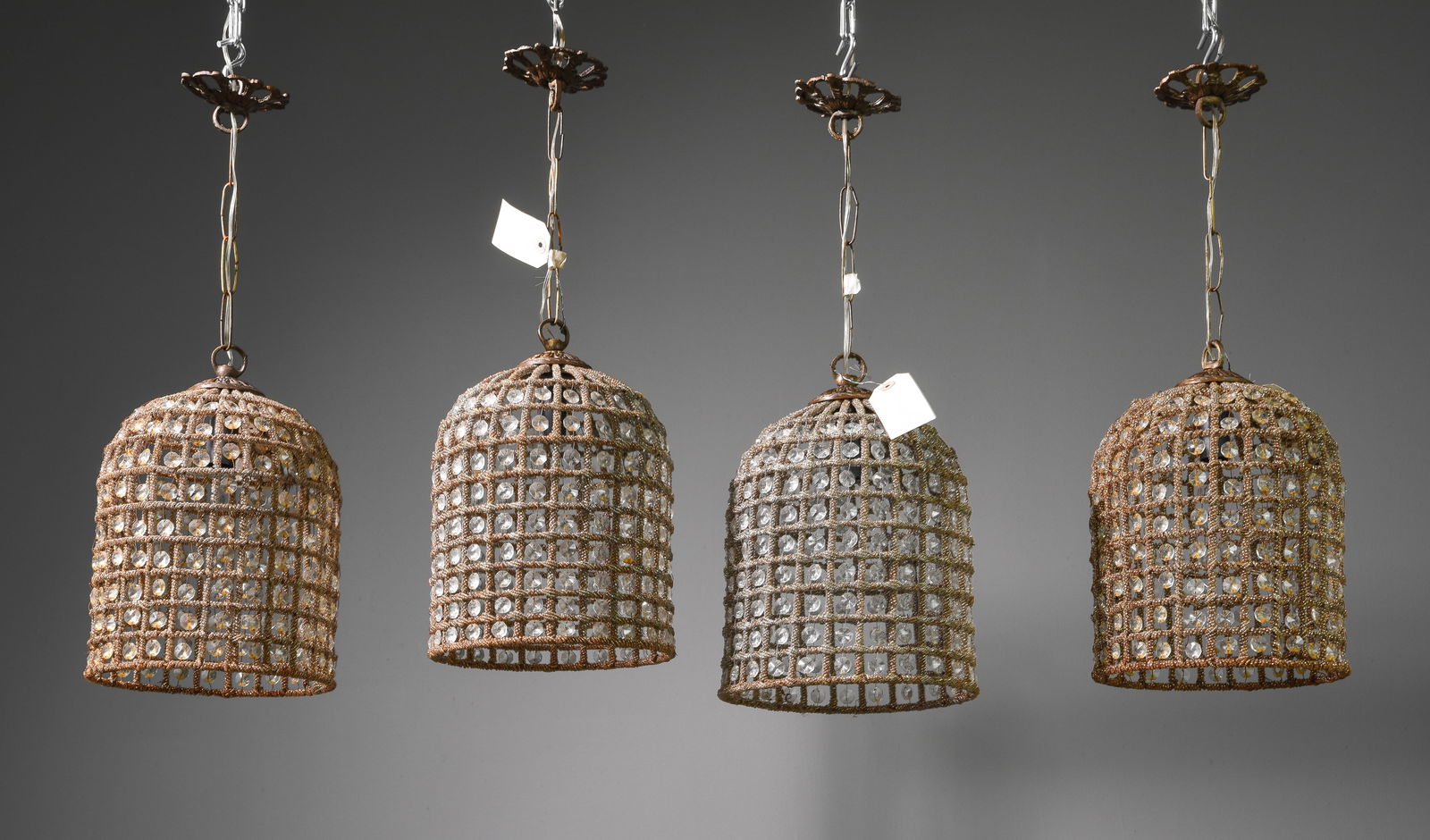 4 Empire Style Basket Chandeliers (1 of 3)
