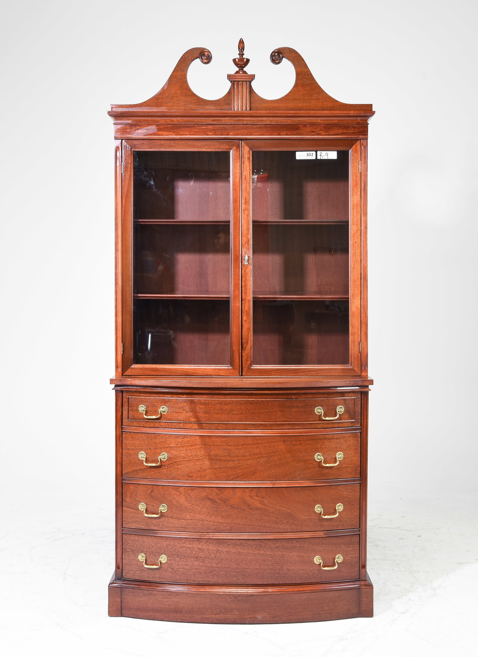 Mahogany Bookcase / Cupboard (1 of 7)