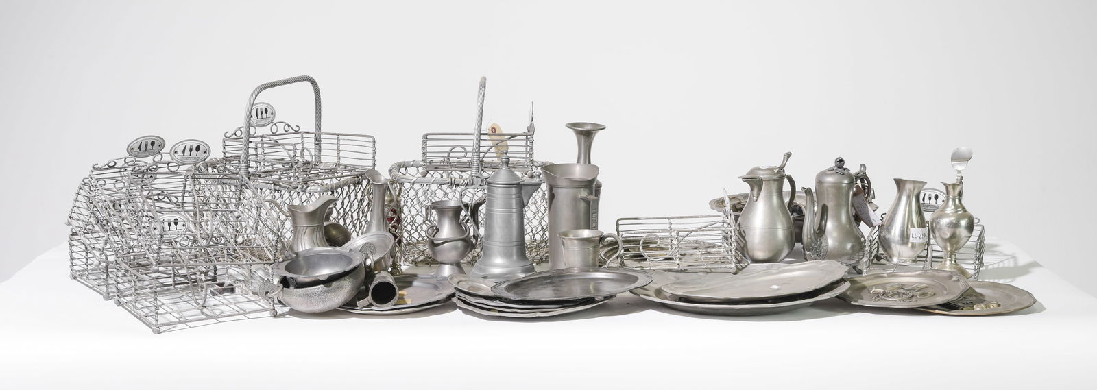 51 Assorted Pewter & Metal Pitchers, Etc. (1 of 10)