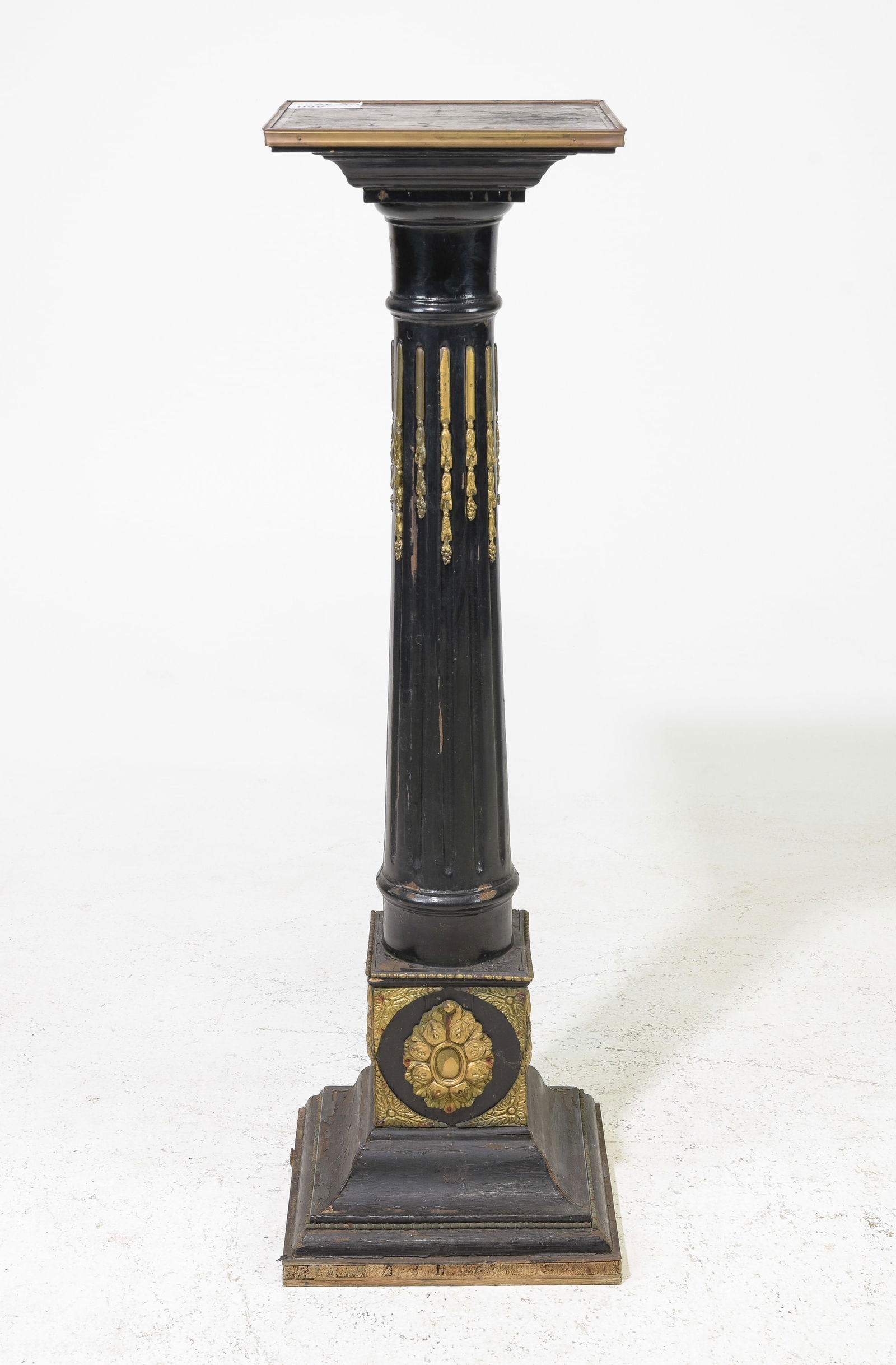 French / Italian Painted Plant Stand / Pedestal (1 of 4)