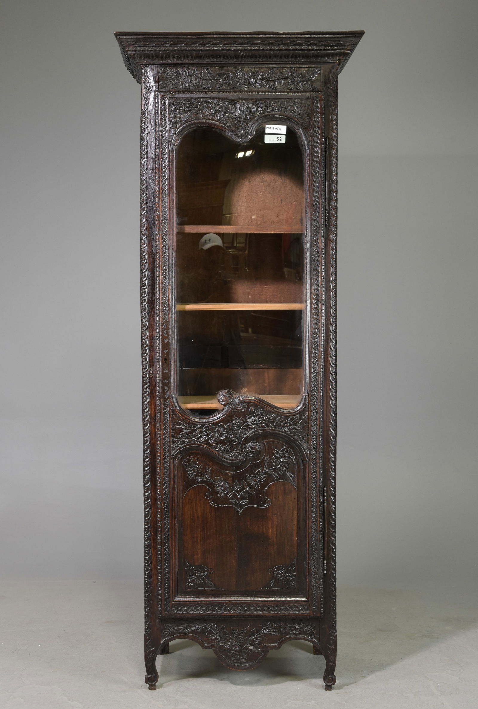 Louis Xv Style Dark Oak Hall Cupboard Auction