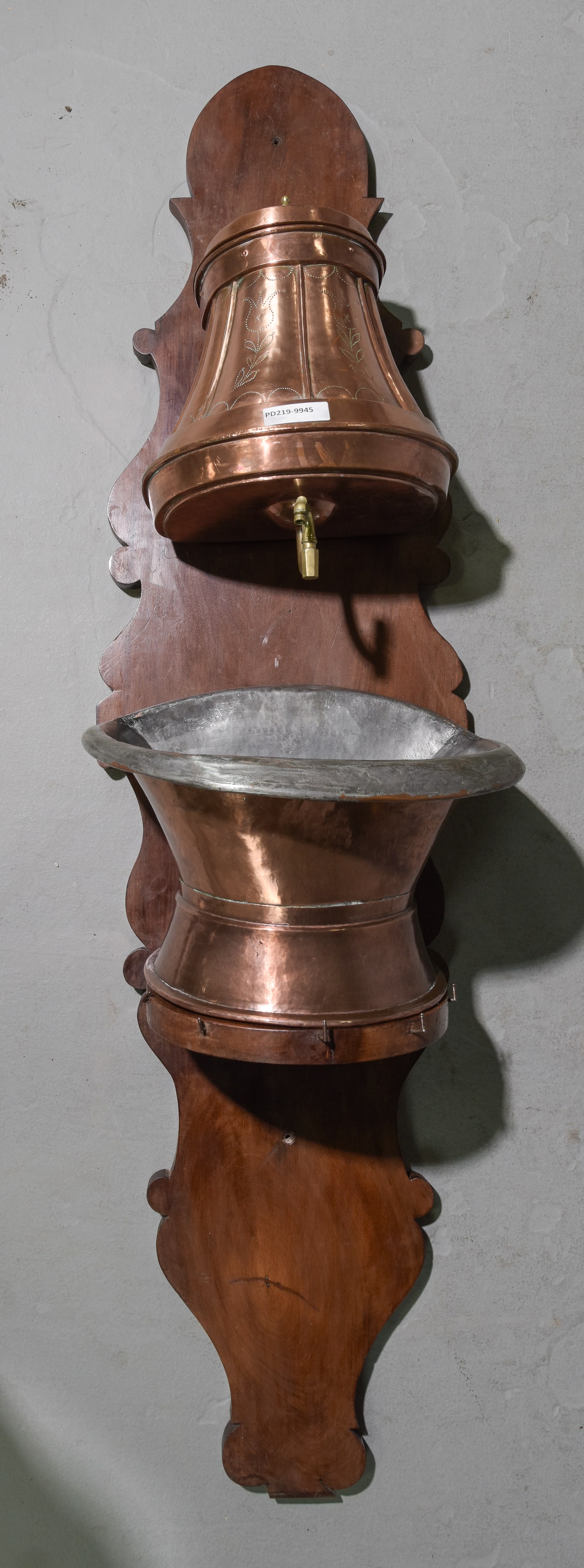 French Polished Copper Fountain / Lavabo (1 of 3)