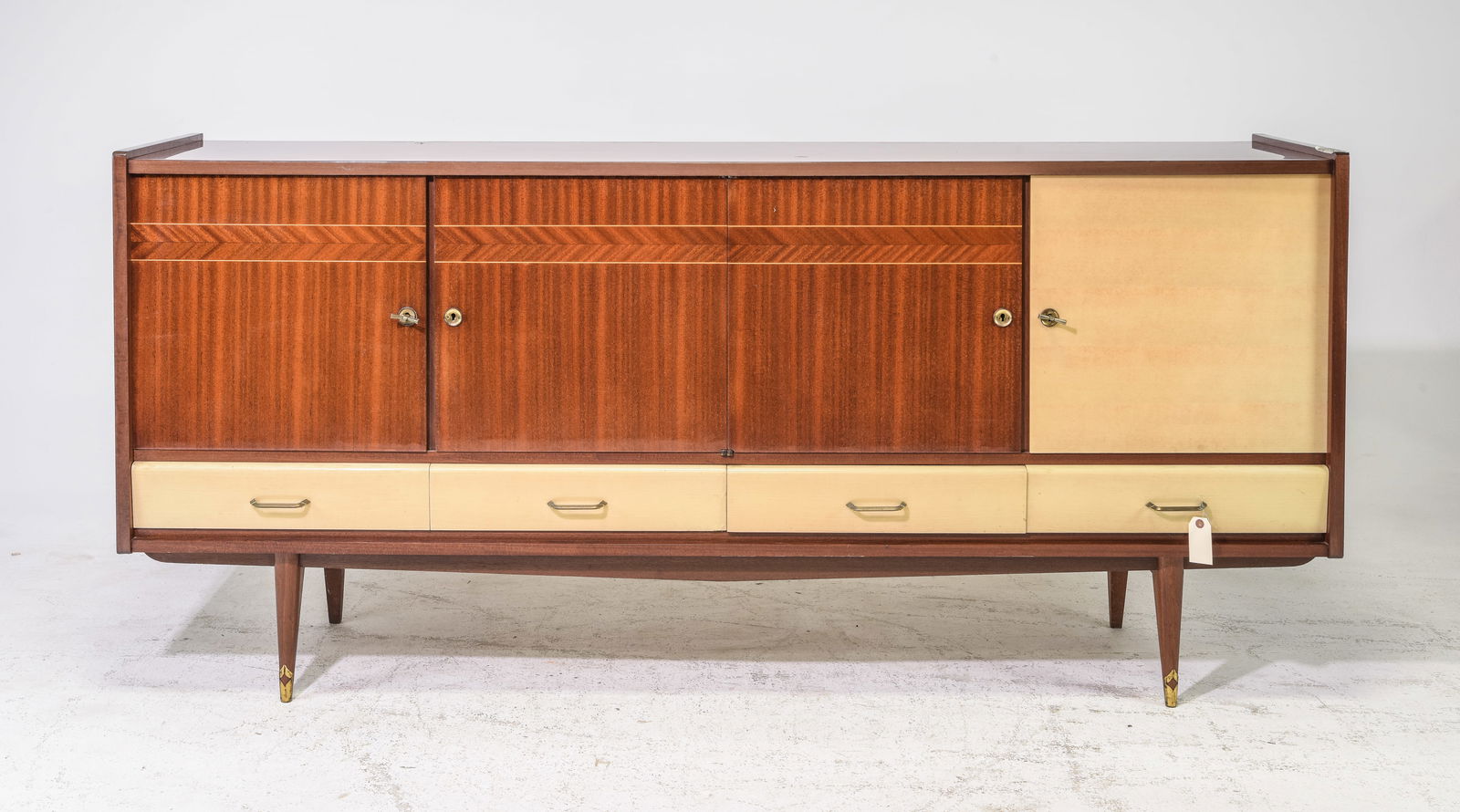 French Modern Mahogany Sideboard / Enfilade (1 of 5)