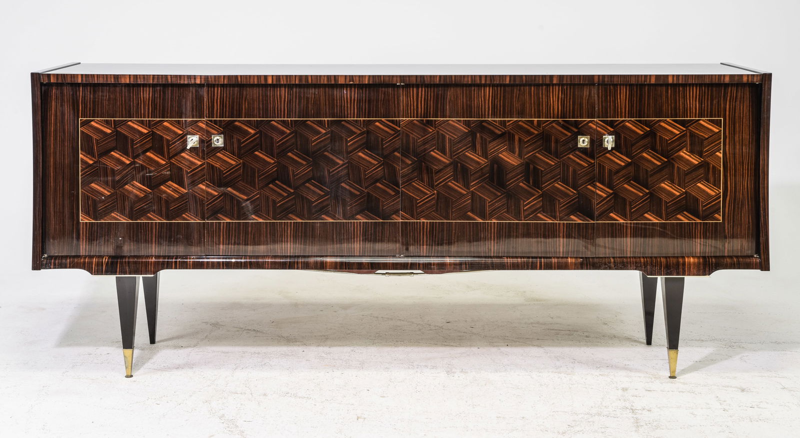 French Modern Mahogany Sideboard / Enfilade (1 of 6)