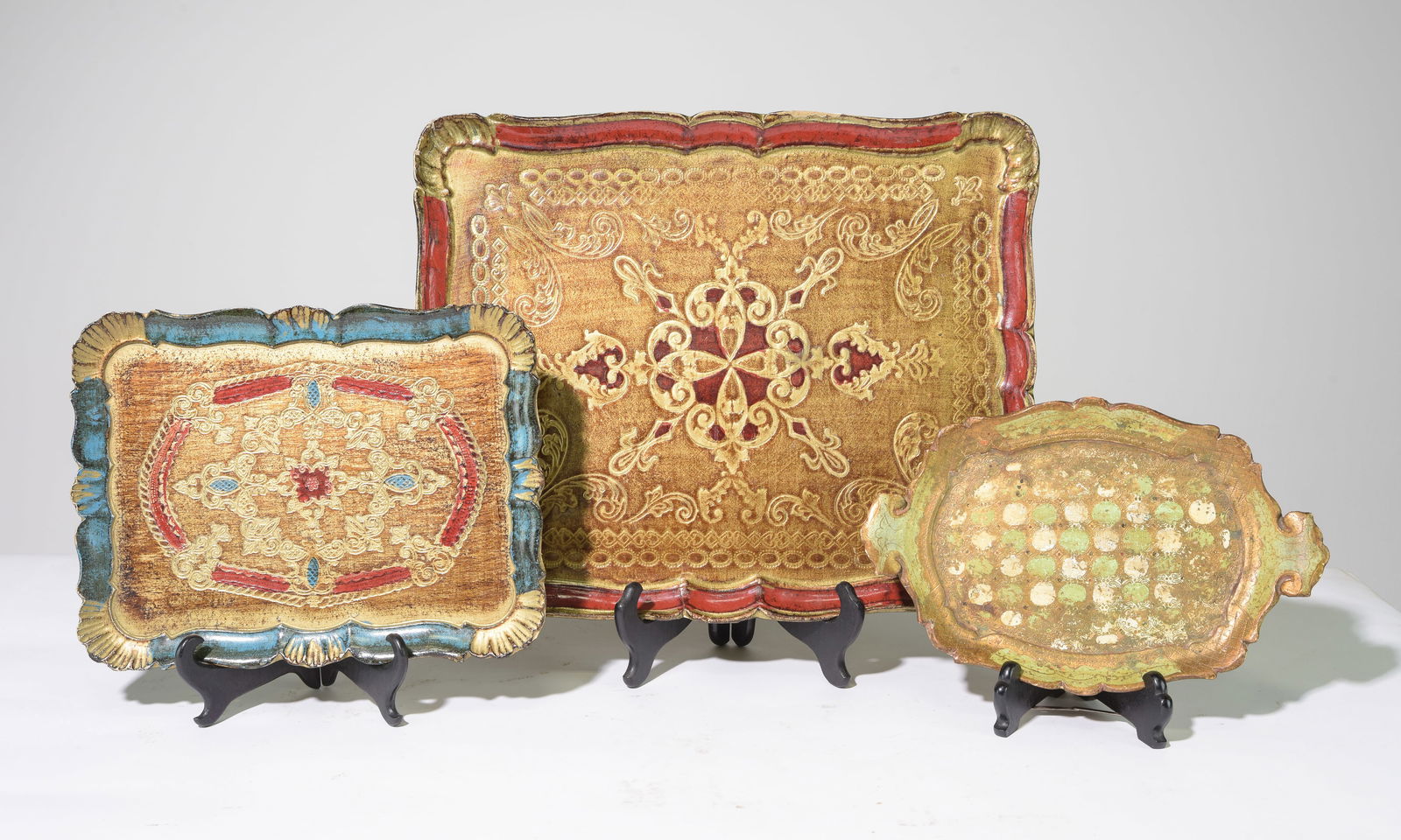 Three French Florentine Trays (1 of 5)