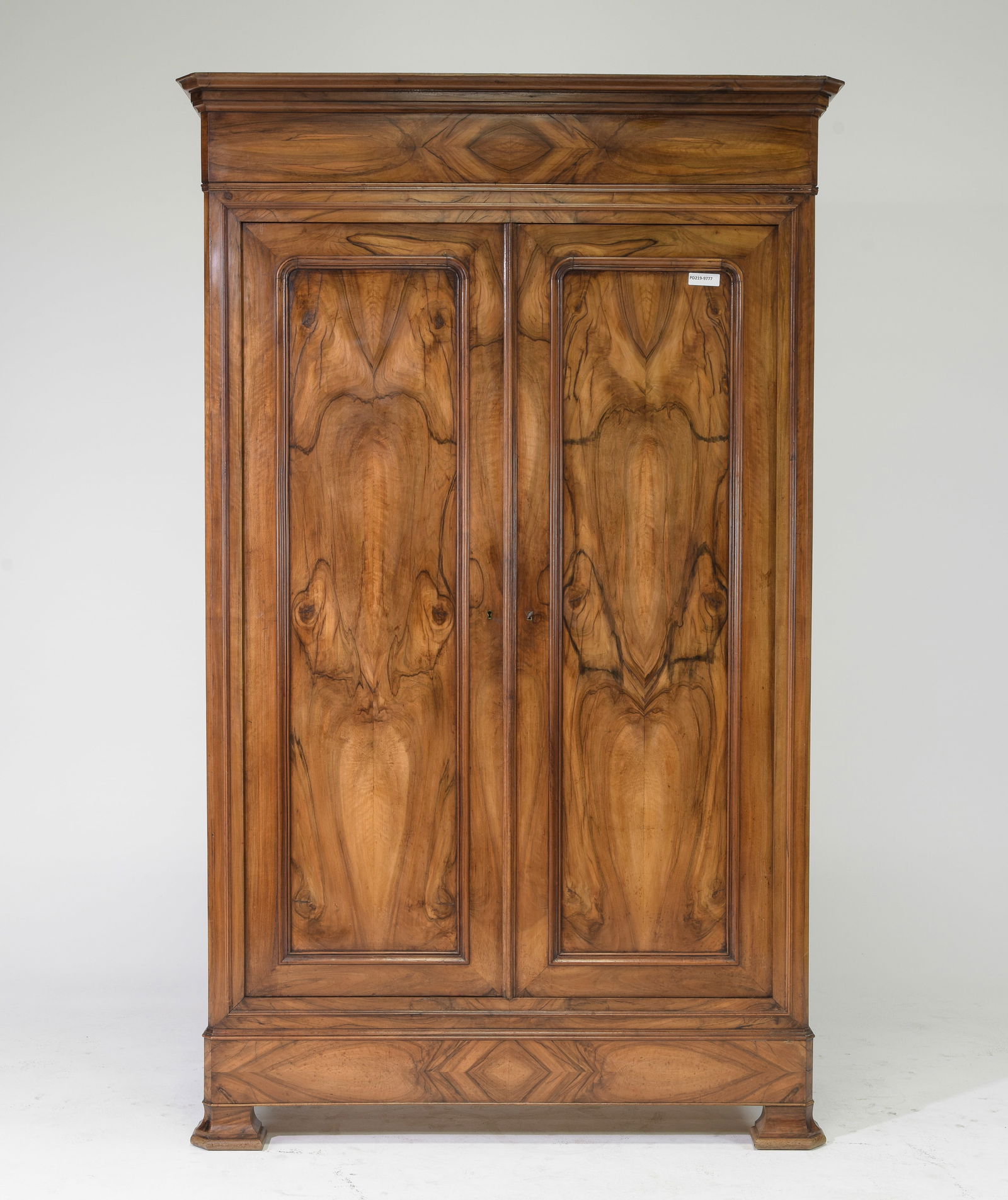 Louis Philippe Style Walnut Cupboard / Robe (1 of 4)