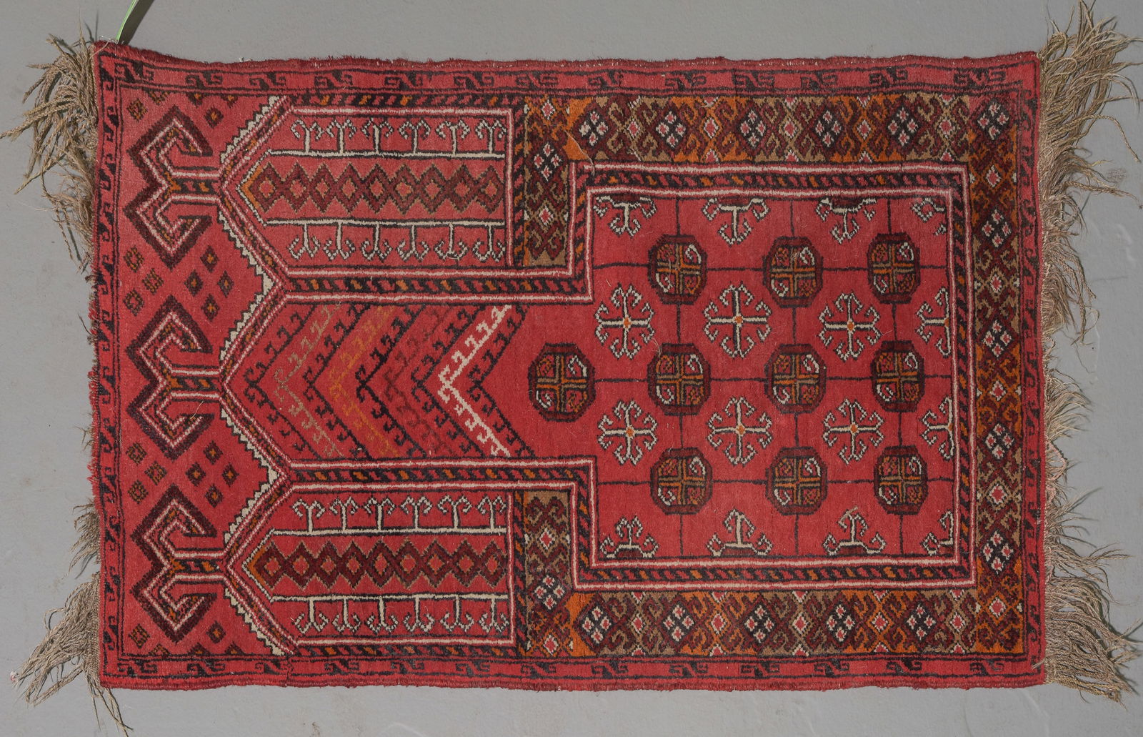 European Hand Knotted Prayer Rug - 4' x 2'4 (1 of 2)
