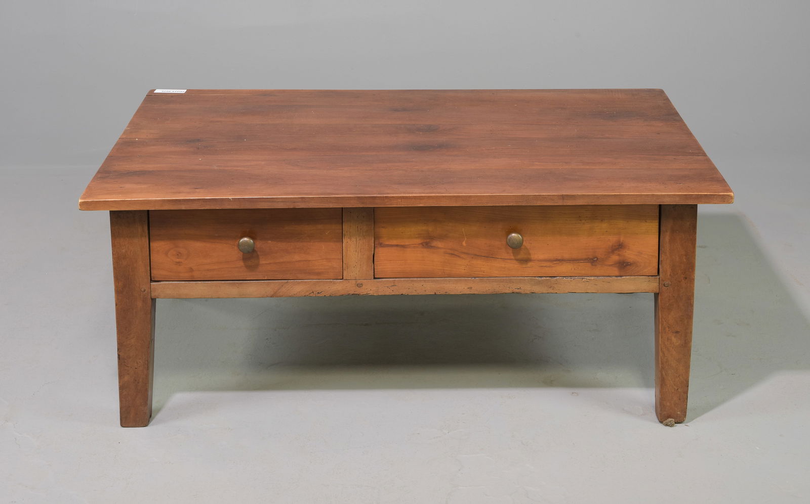 French Rustic Two Drawer Coffee Table (1 of 4)