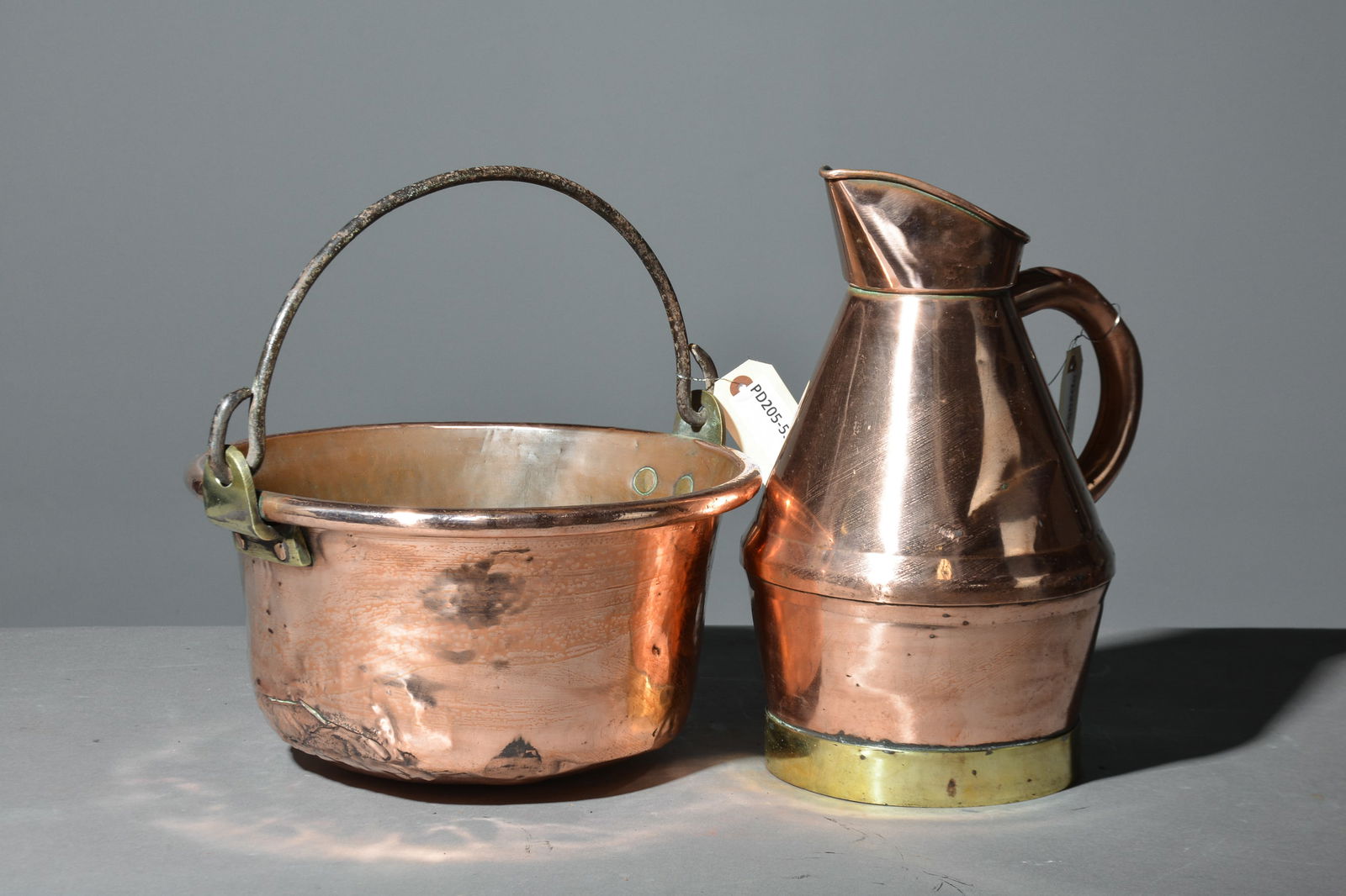 French Copper Jam Pan & Pitcher (1 of 4)