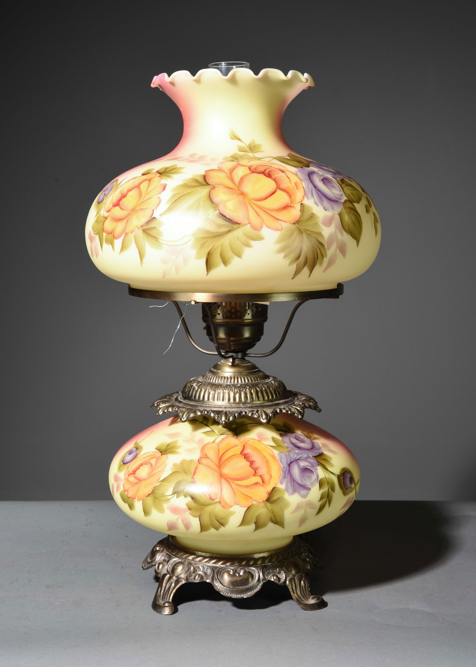 Gone With The Wind Style Table Lamp: Gone With The Wind Style Table Lamp - 25 inches tall x 15 inch diameter