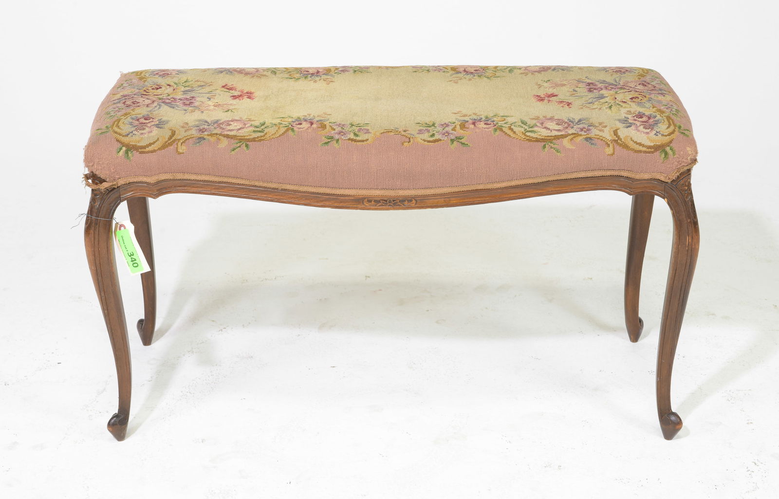 Louis XV Style Needlepoint Bench (1 of 3)