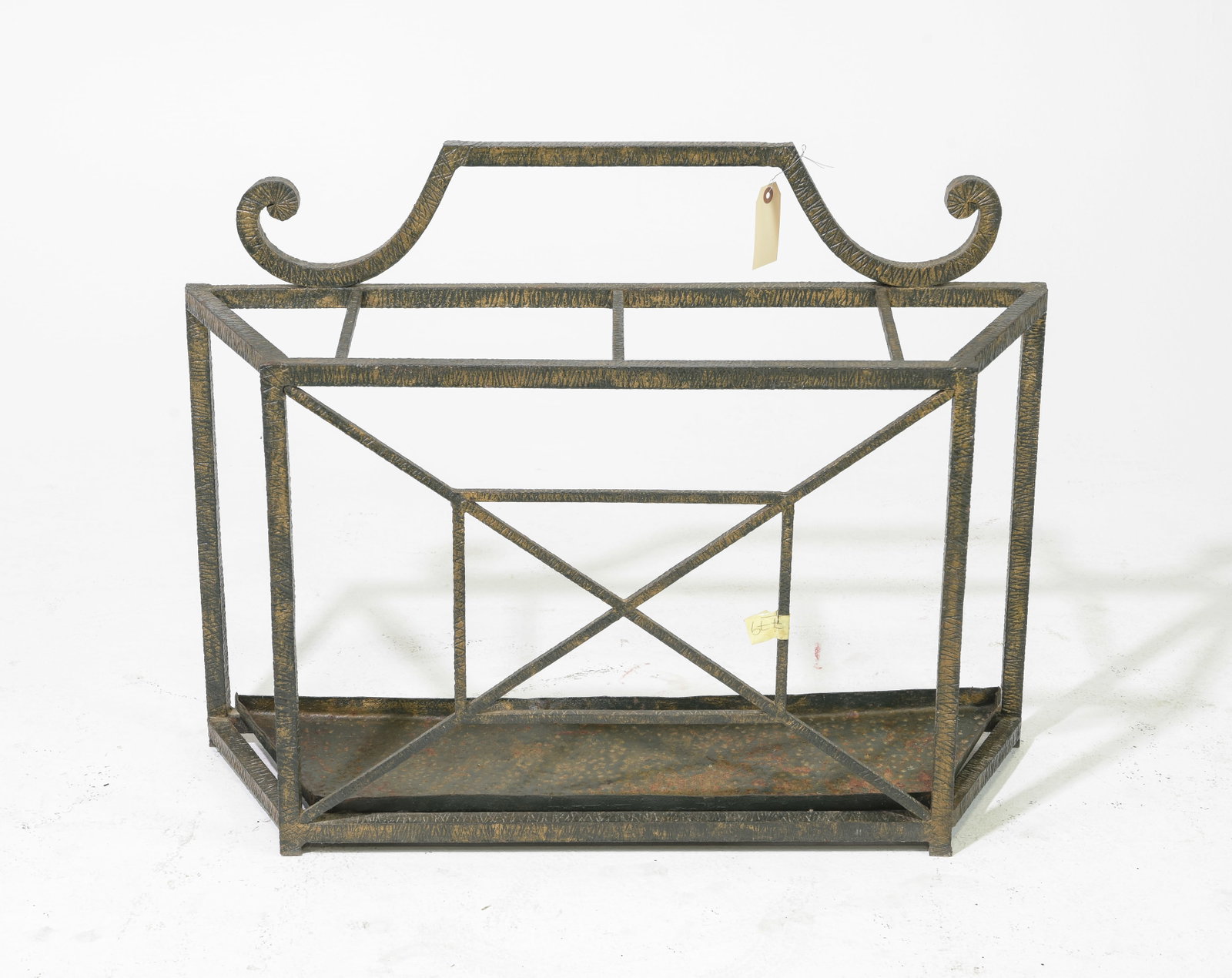 Cast Iron Umbrella Stand: Cast Iron Umbrella Stand - 27 inches tall x 33 x 10