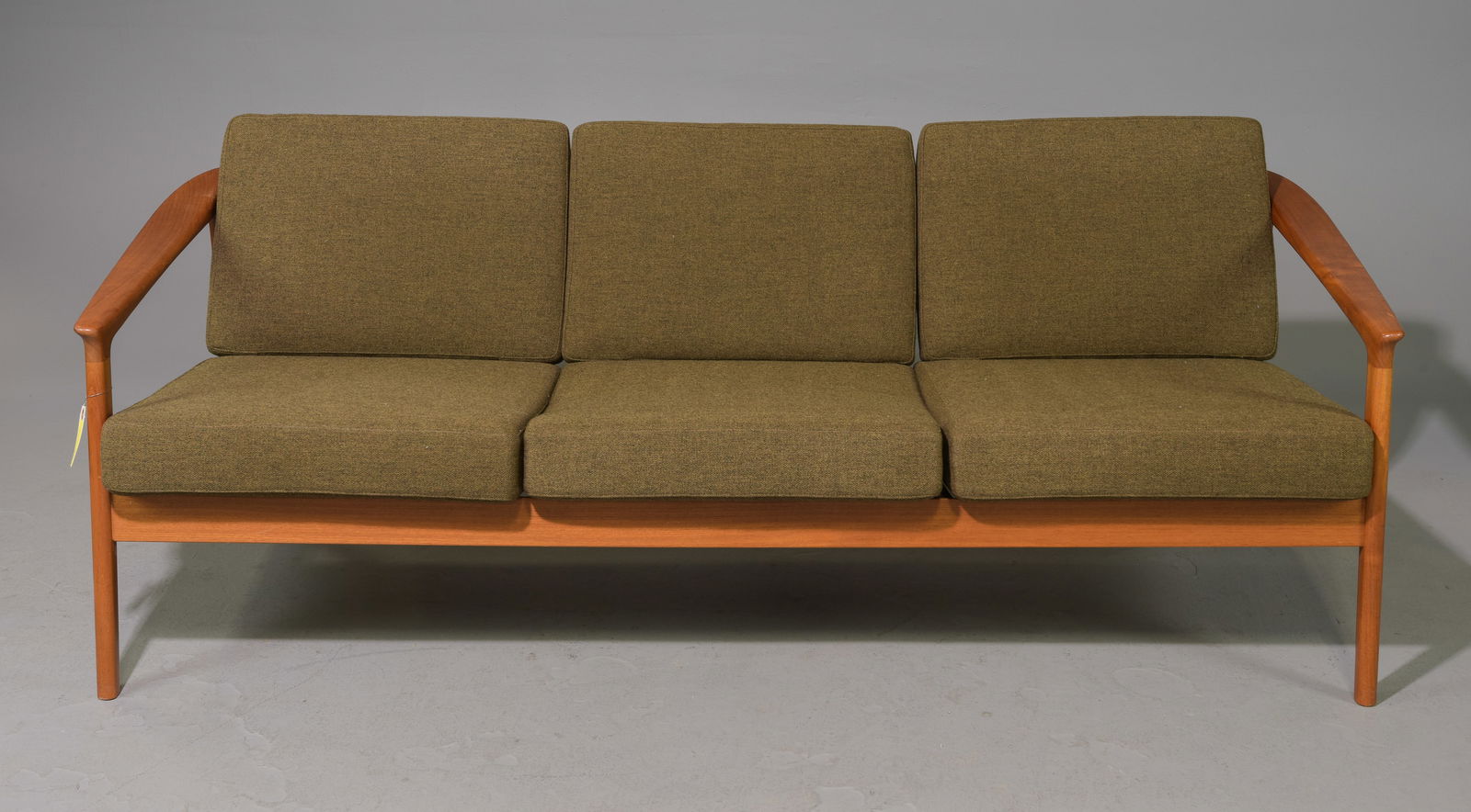 Scandinavian Teak Three Seater Sofa (1 of 4)