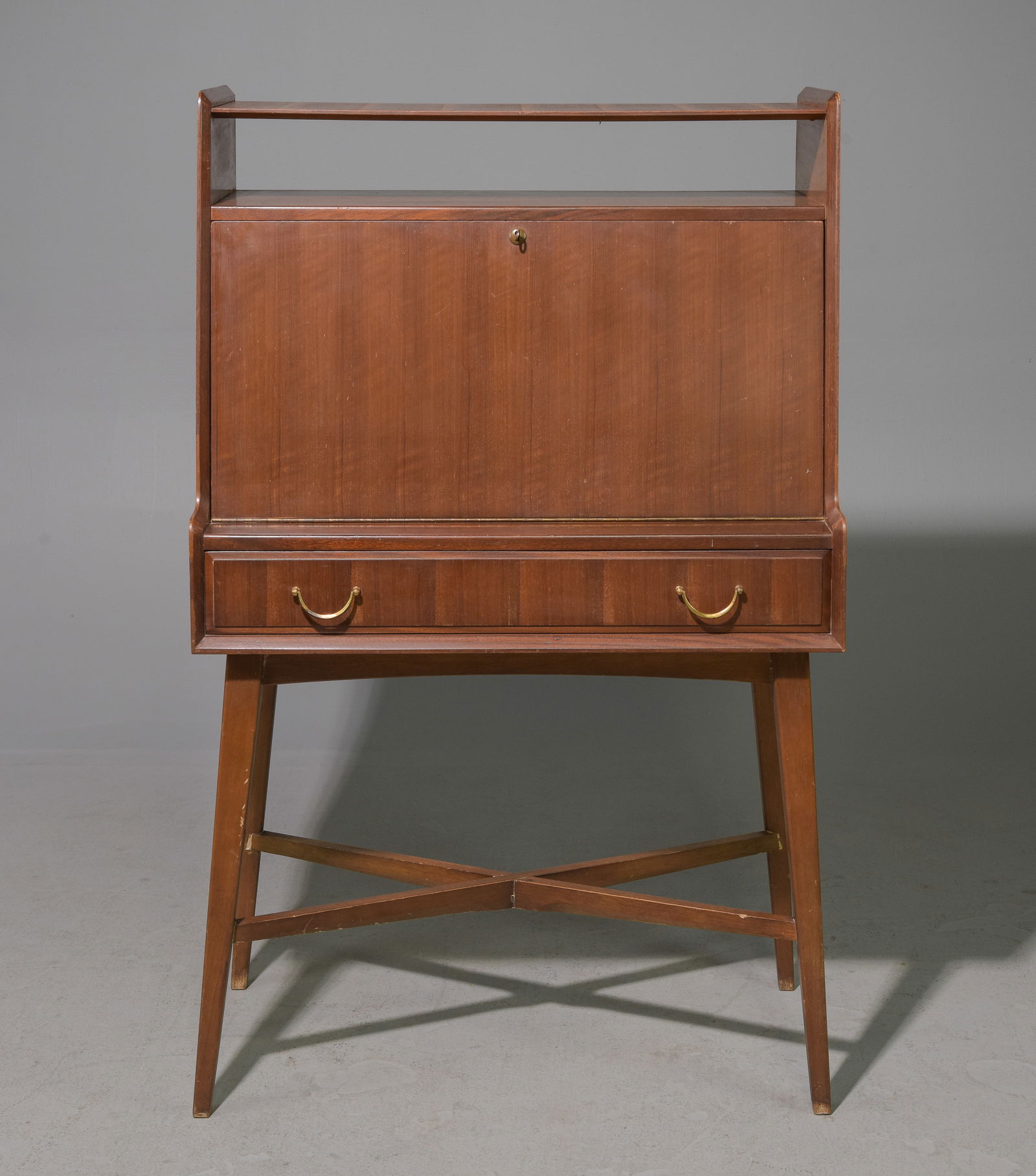 Mid Century Modern Drop Front Desk - Wrighton (1 of 6)