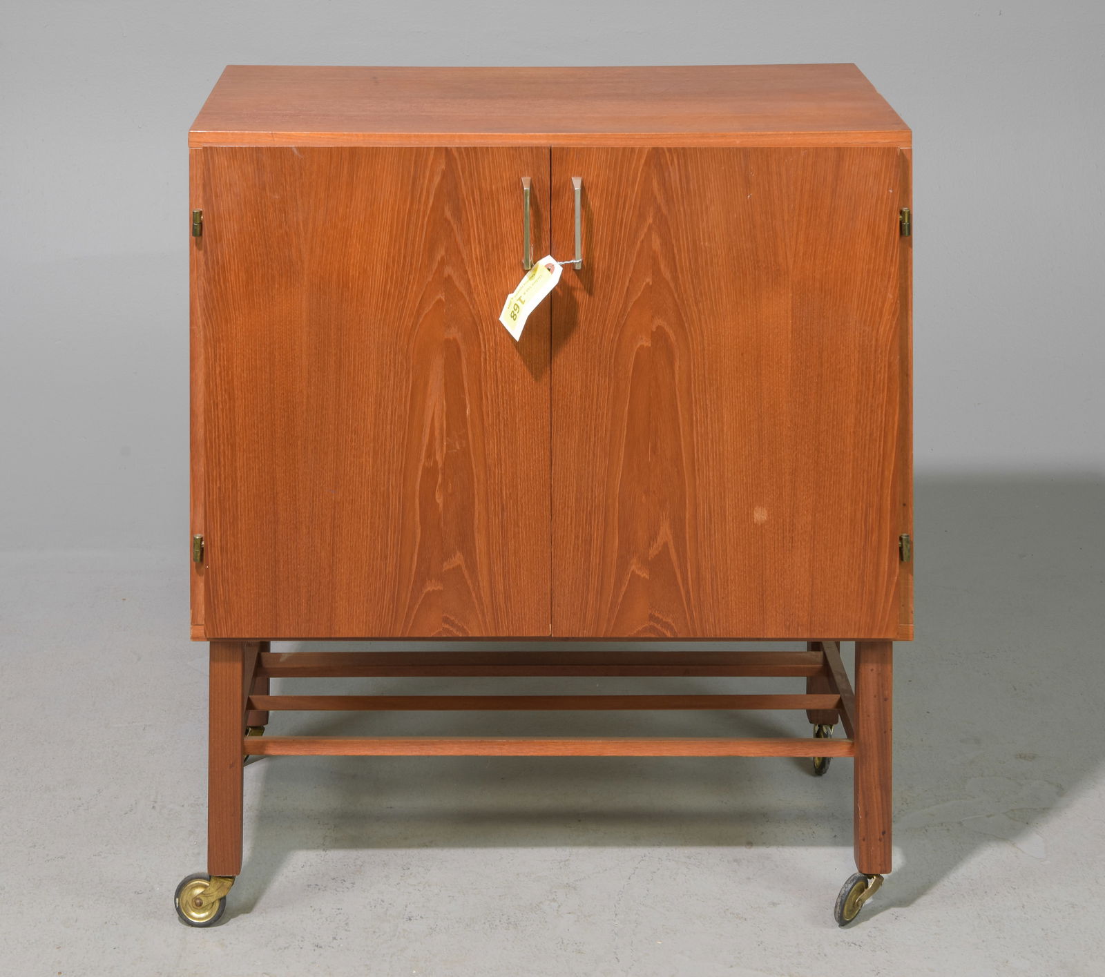 Mid Century Modern Two Door Record Cabinet (1 of 4)