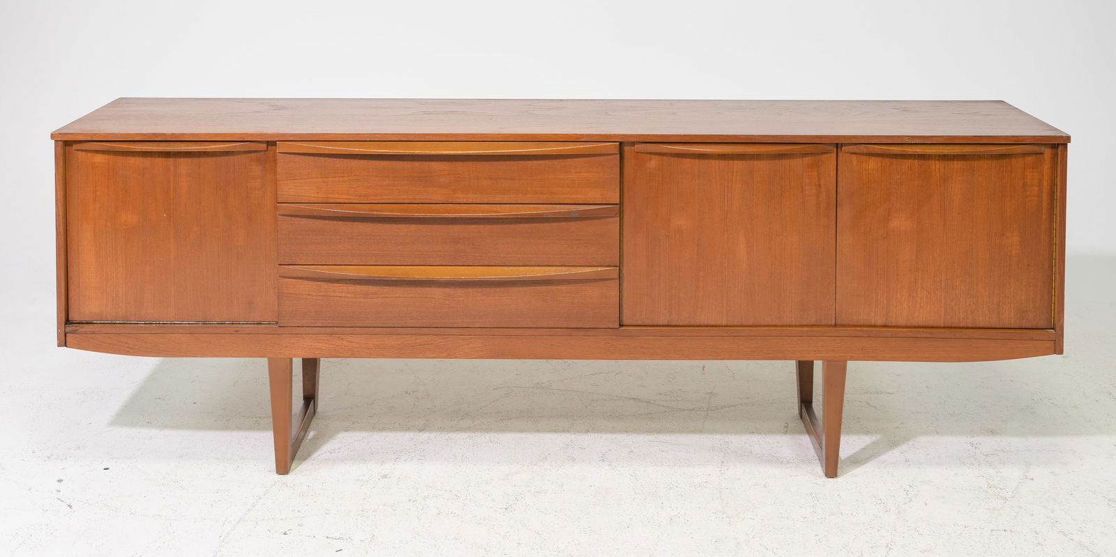 Mid Century Modern Sideboard on Sleigh Base (1 of 7)
