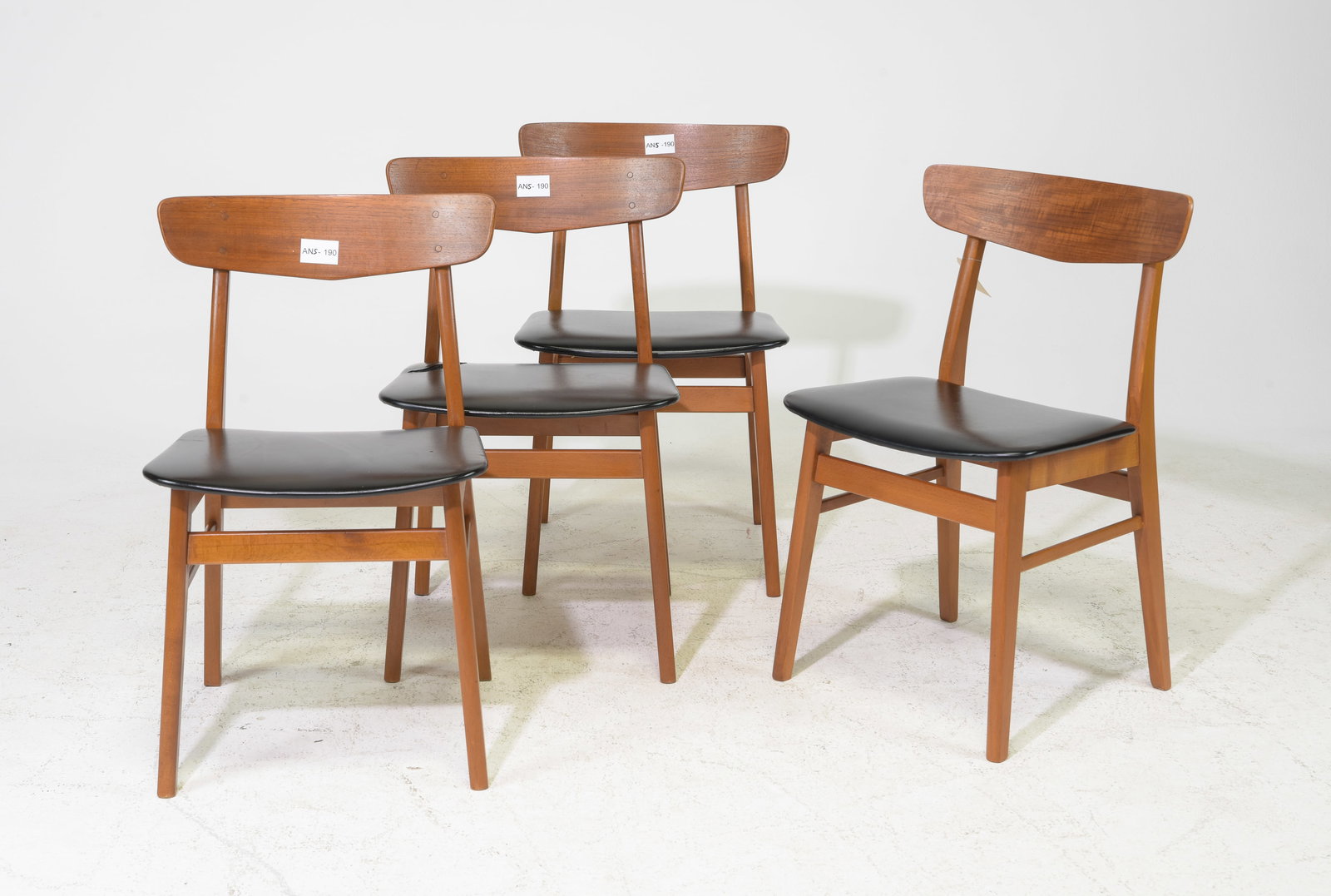 Set of 4 Danish Modern Dining Chairs (1 of 4)
