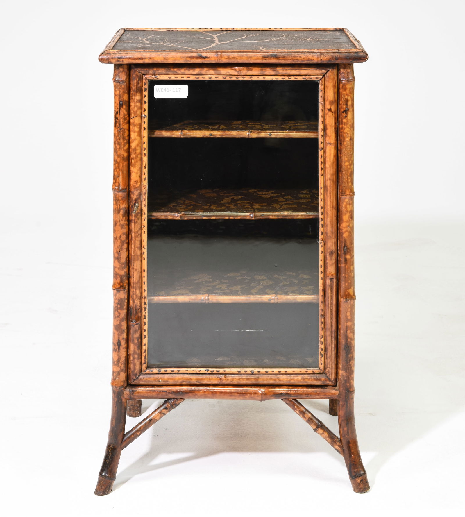 Bamboo Single Door Occasional Cabinet (1 of 5)