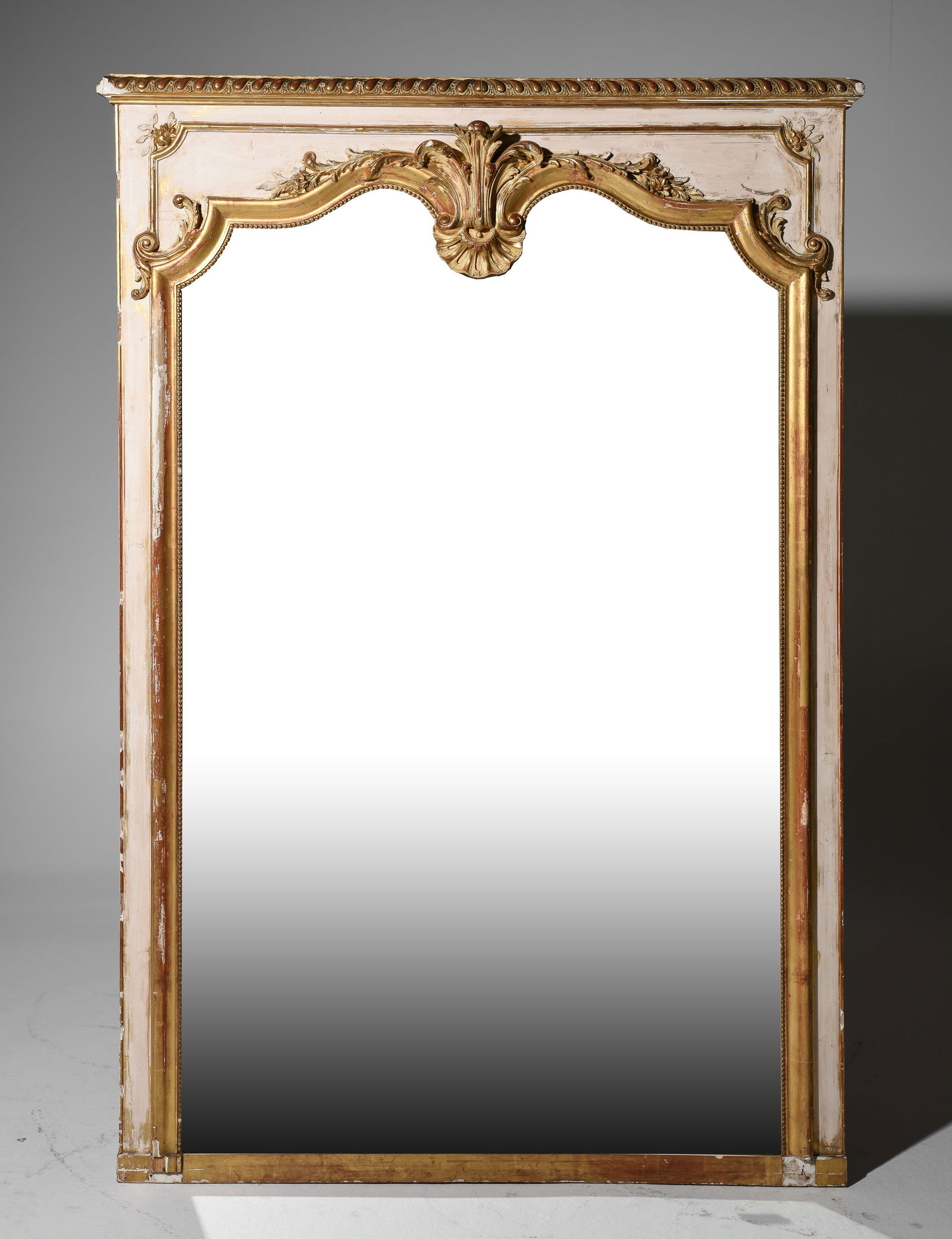 Italian Style Painted / Gold Gilt Framed Mirror (1 of 7)