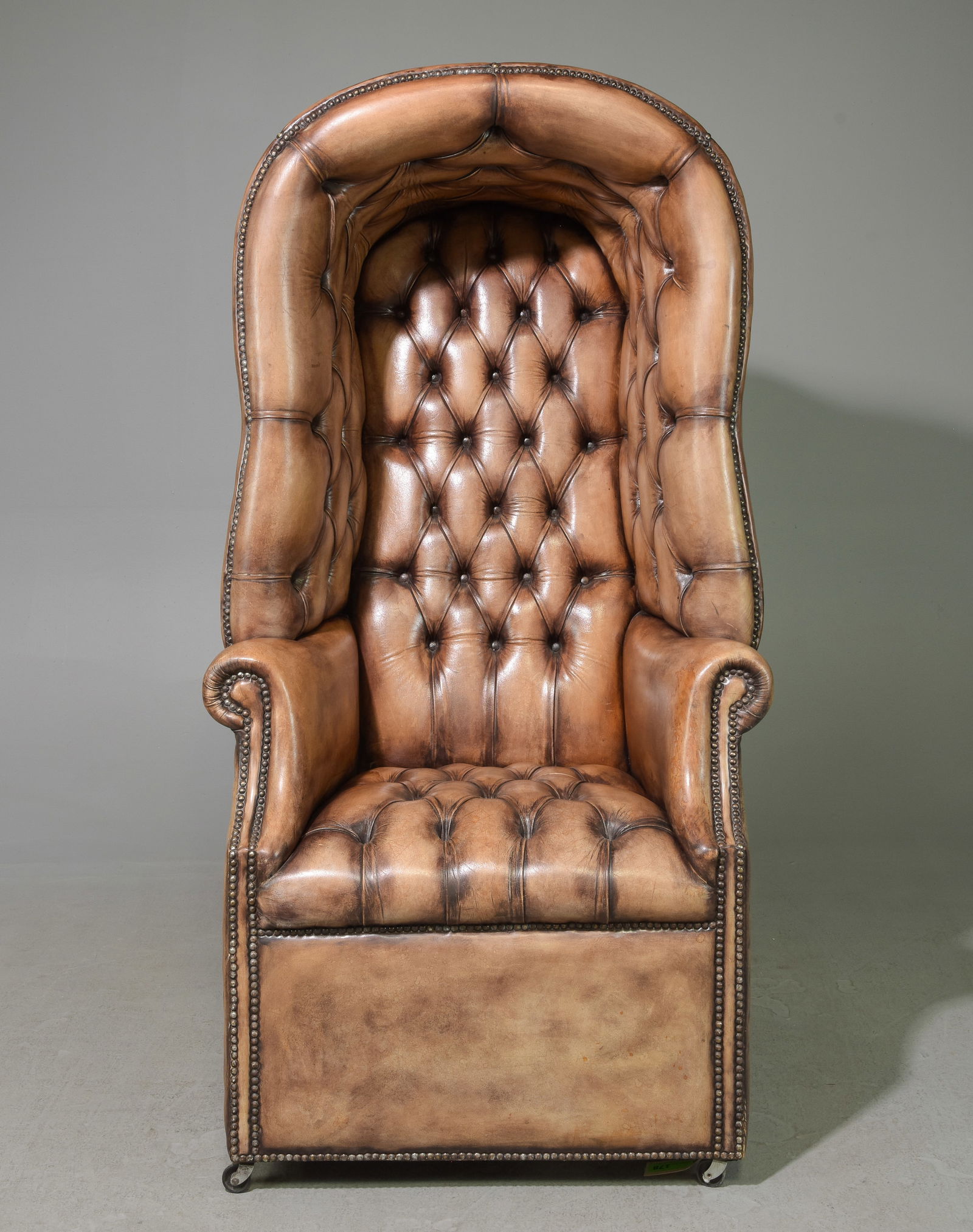 Brown Chesterfield Night Watch Chair (1 of 6)