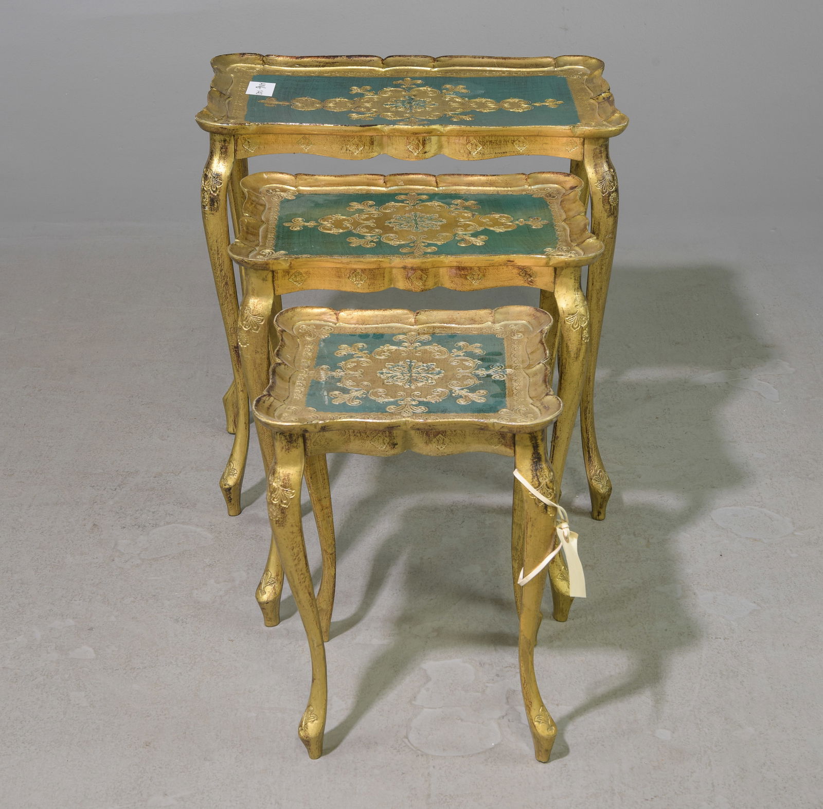 Florentine Style Plastic Nest of Three Tables (1 of 5)