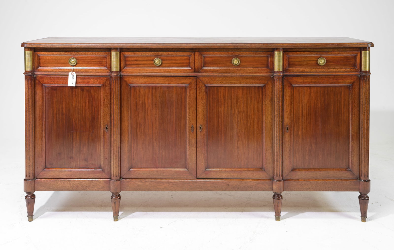 Louis XVI Style Mahogany Sideboard / Enfilade (1 of 7)
