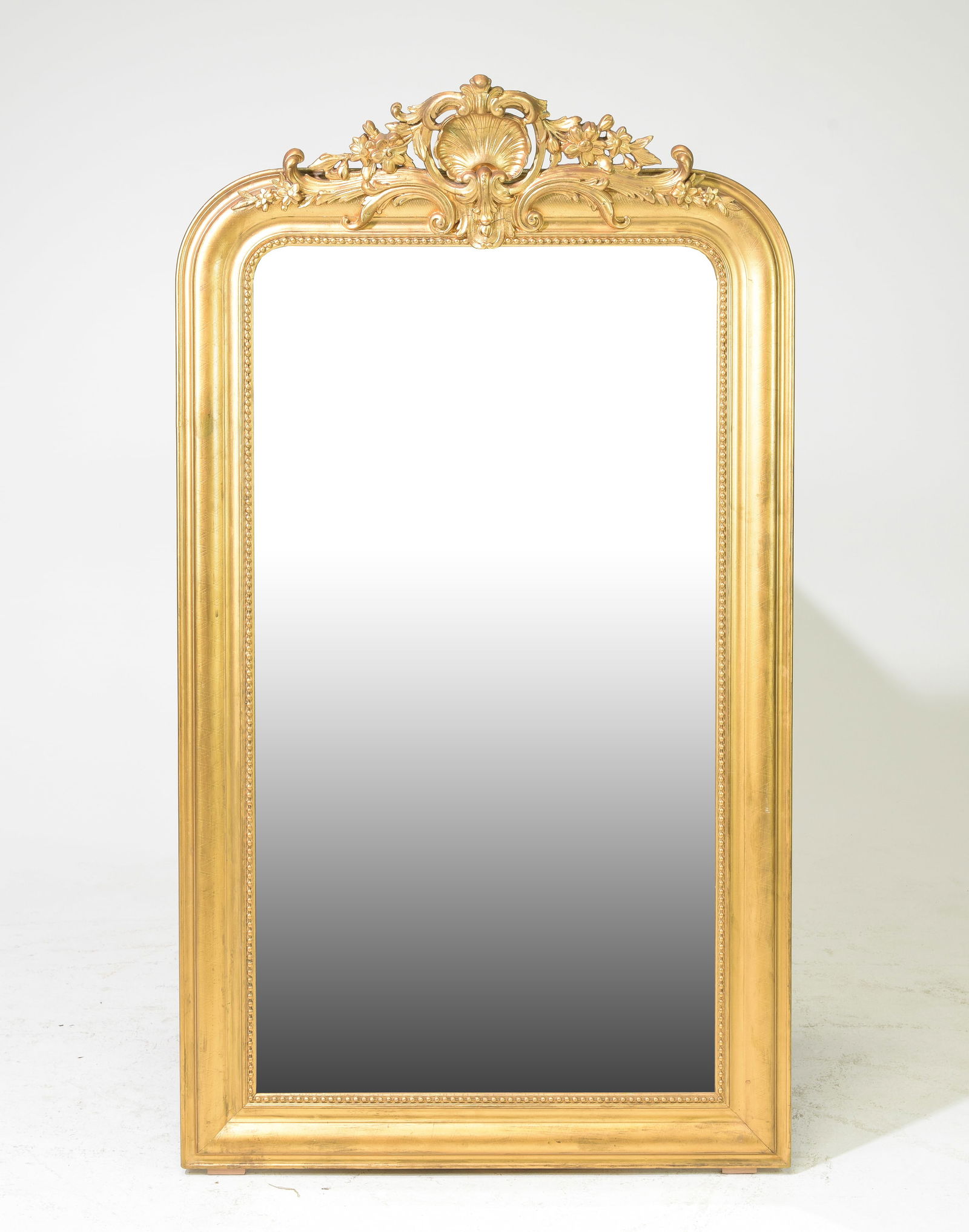 Louis Philippe Style Gold Gilt Framed Mirror (1 of 5)