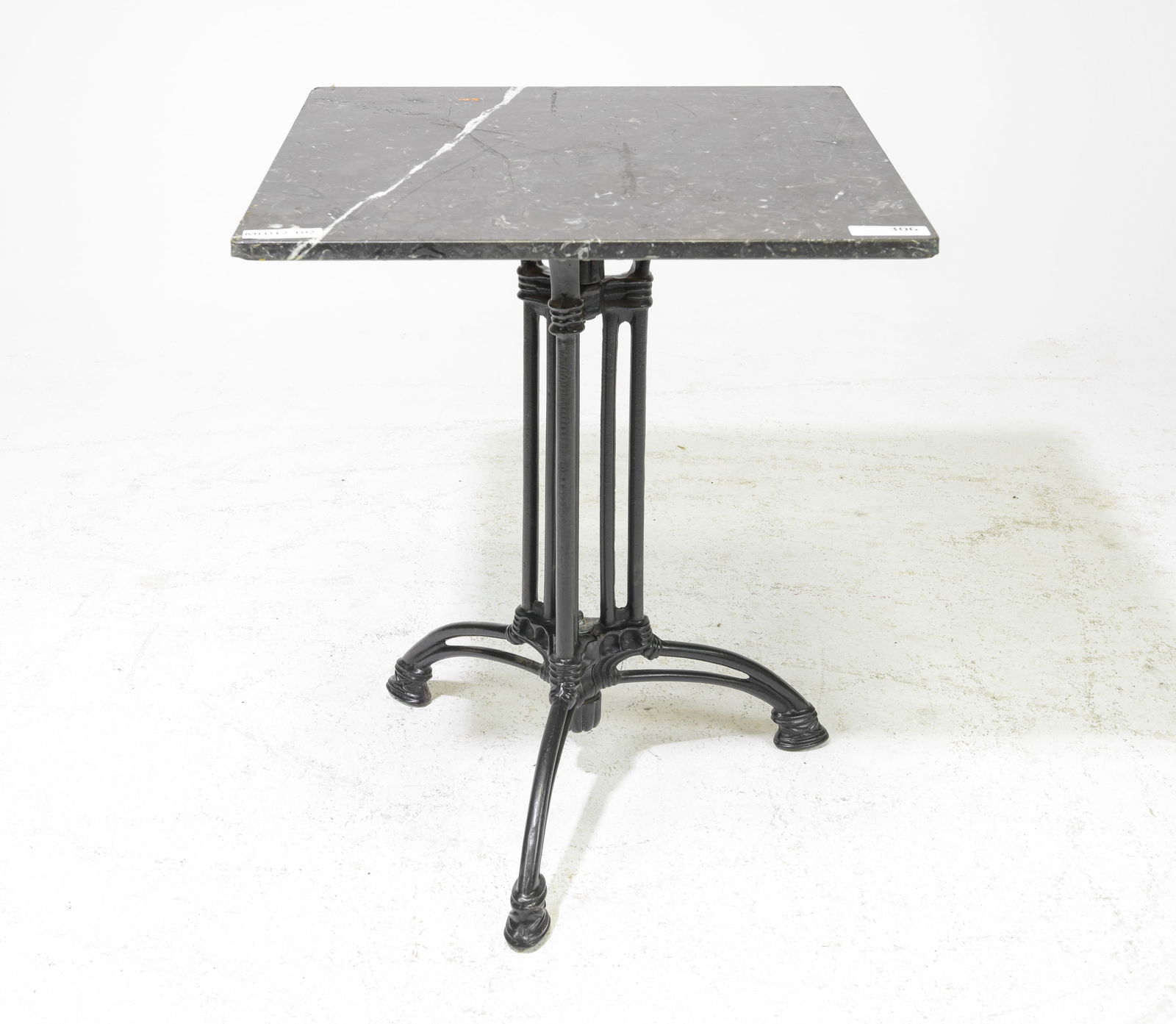 French Iron Base Square Bistro Table #1 (1 of 3)