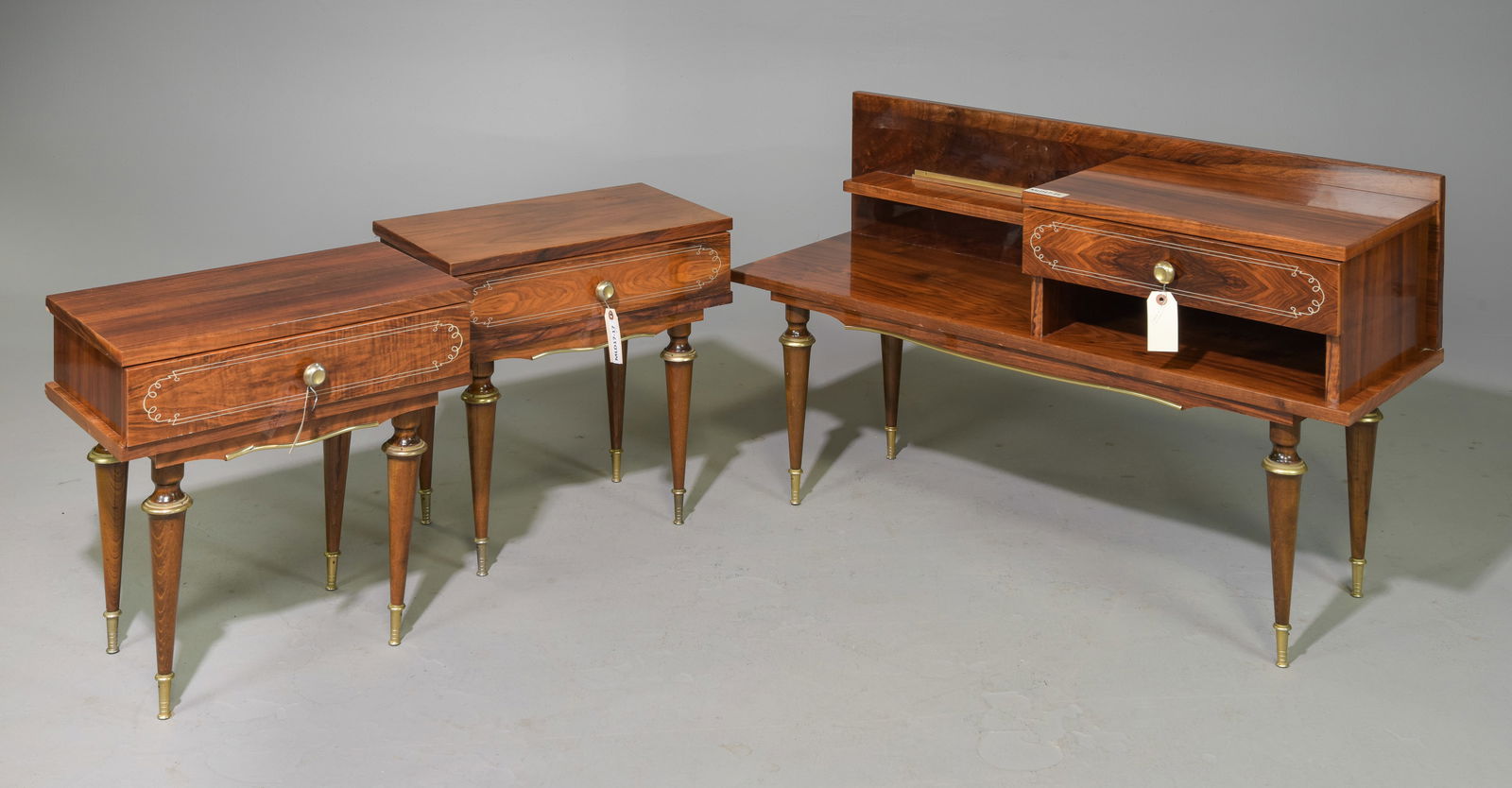 French Modern Dressing Stand & Two Nightstands (1 of 5)