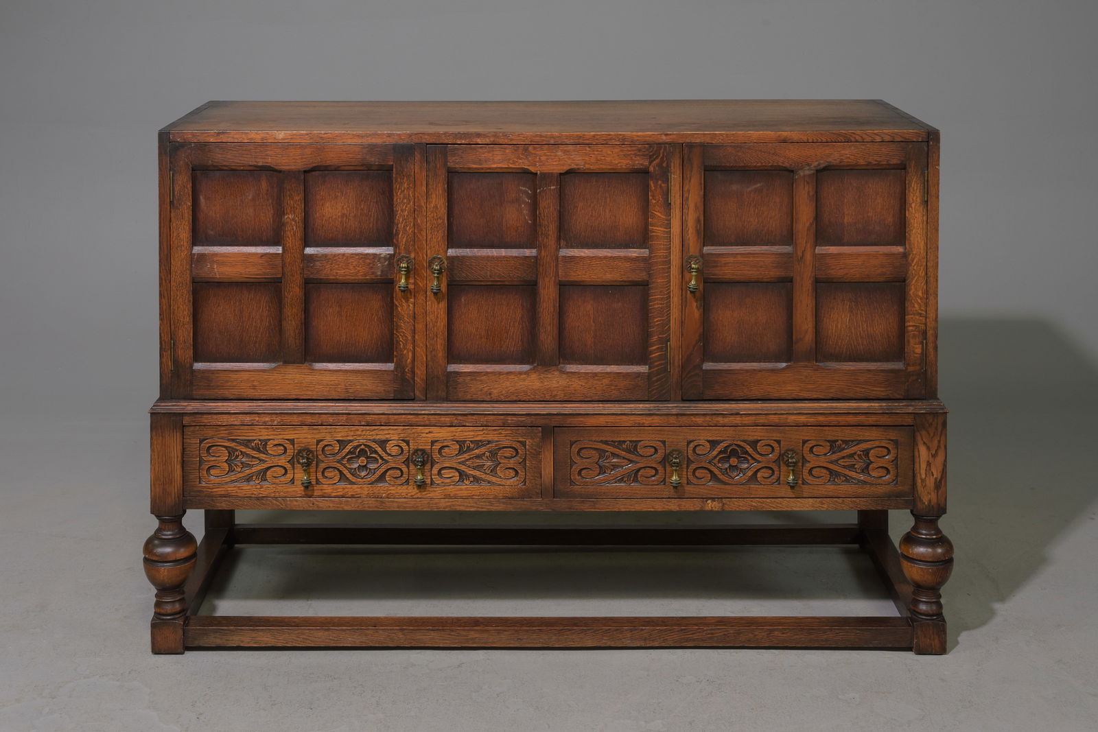 Jacobean Oak Sideboard / Server c.1920's-30's (1 of 7)