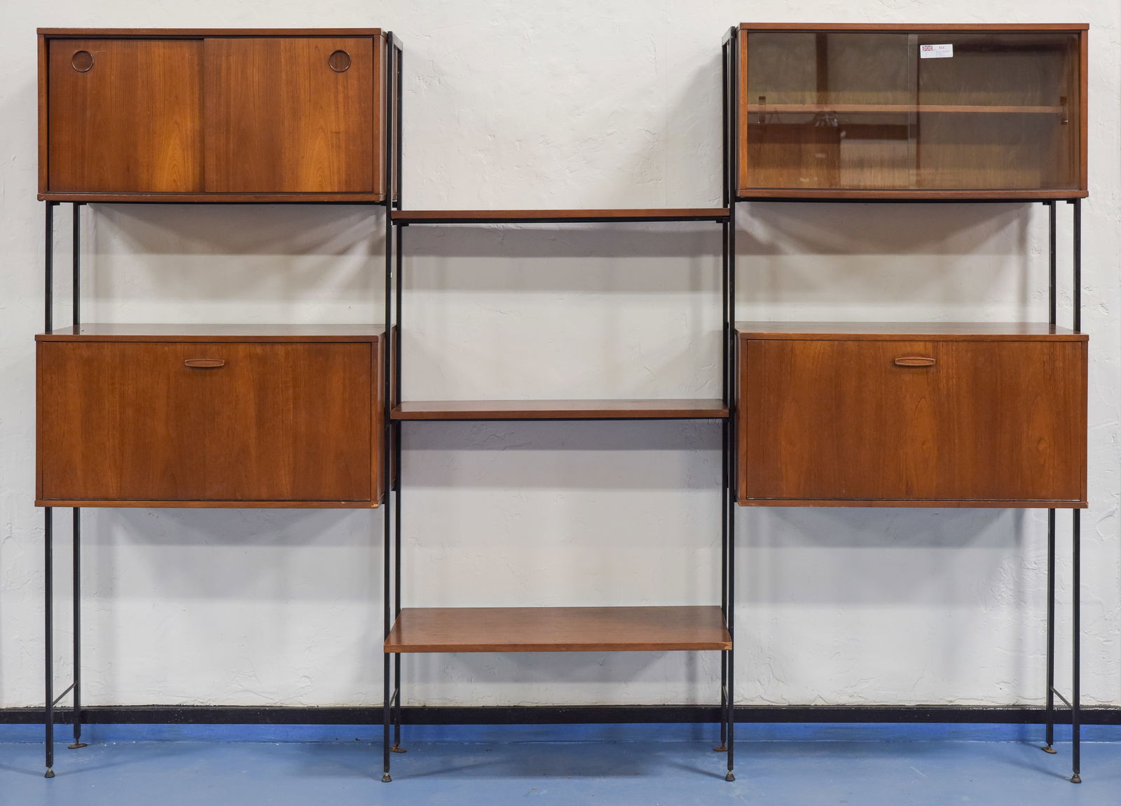 Mid Century Modern Three Bay Wall Unit - Avalon (1 of 6)