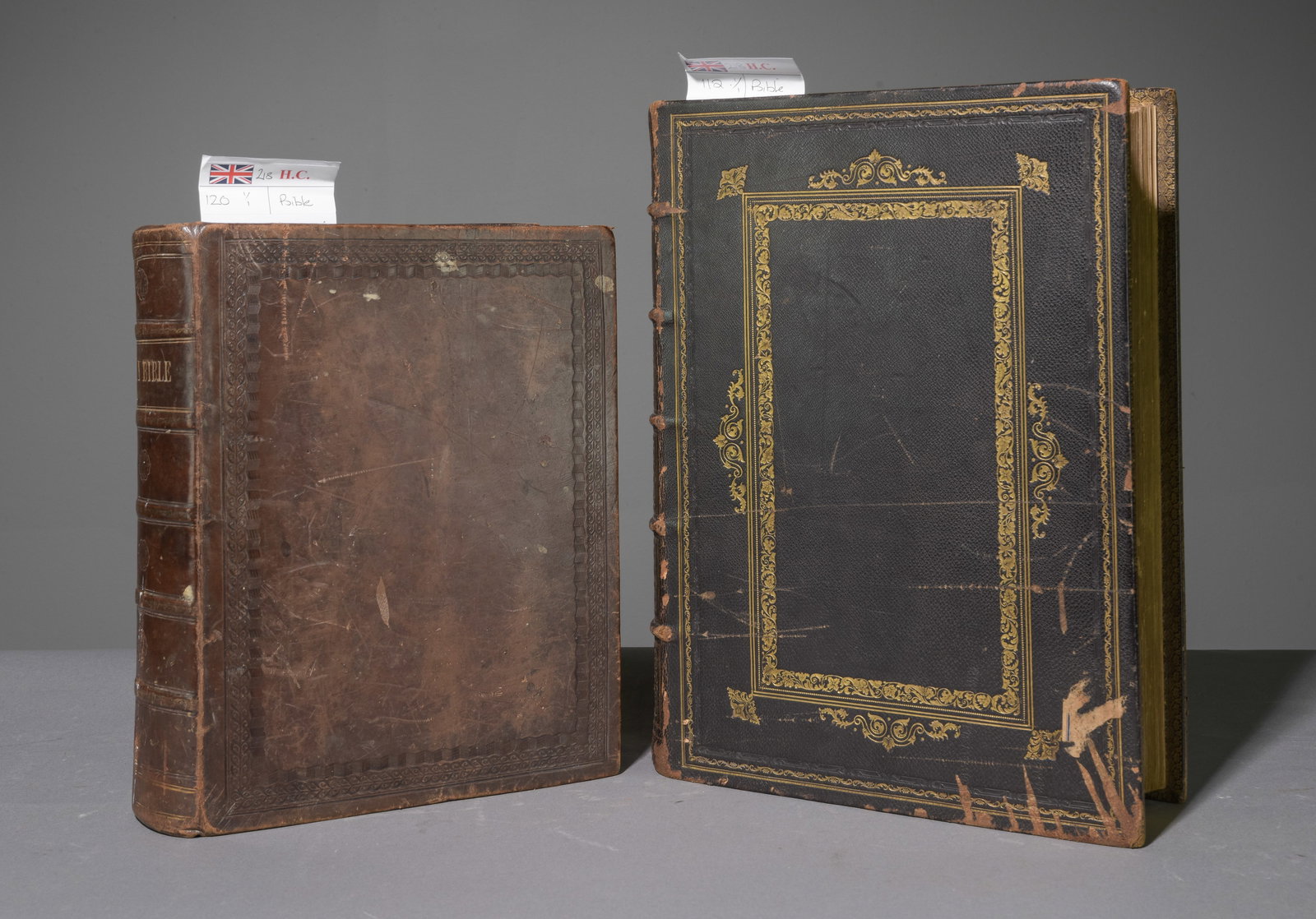 2 English Holy Bibles c.1800's-1920's (1 of 6)