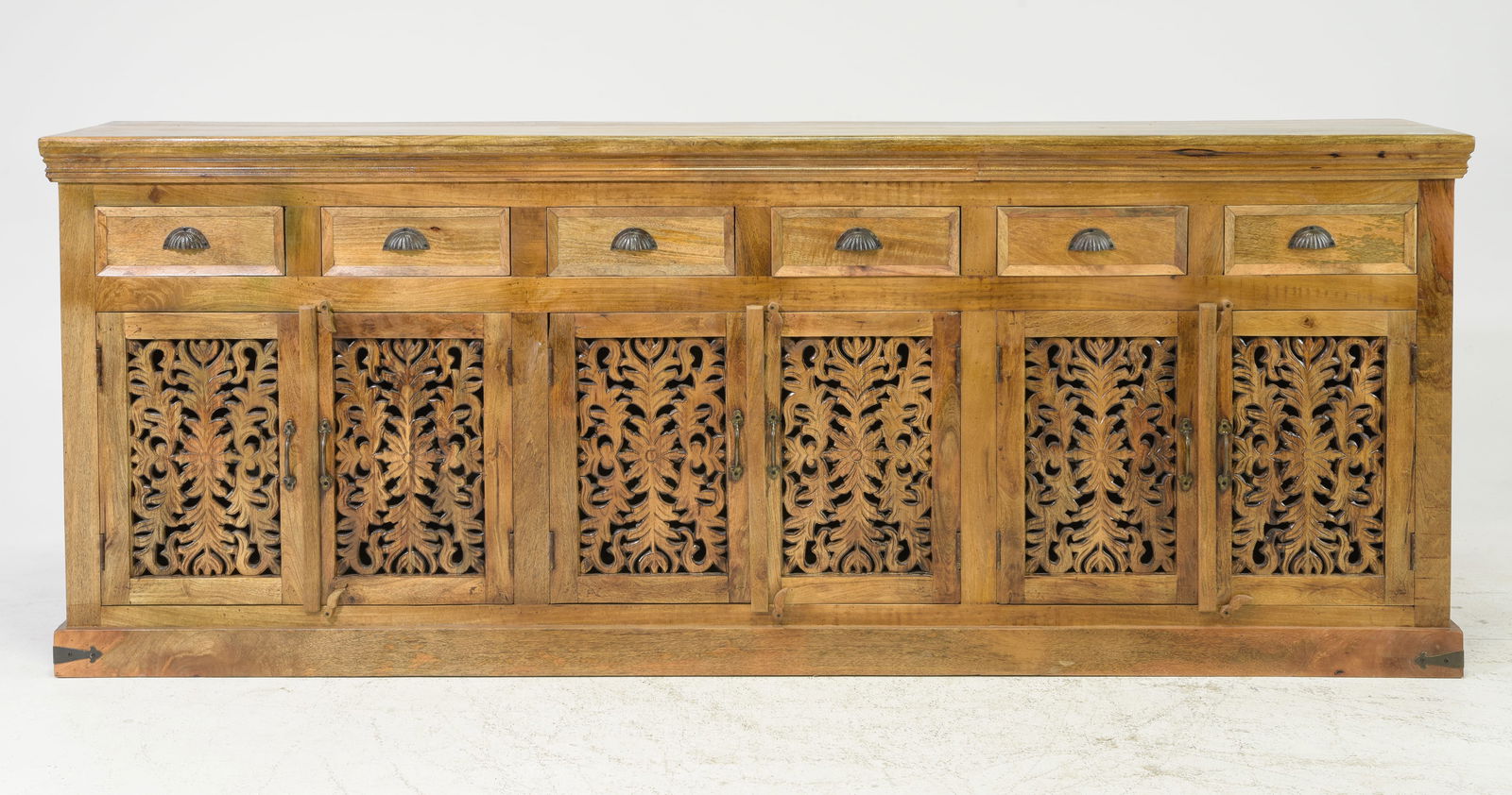 Heavy Long Six Door Sideboard / Enfilade (1 of 5)