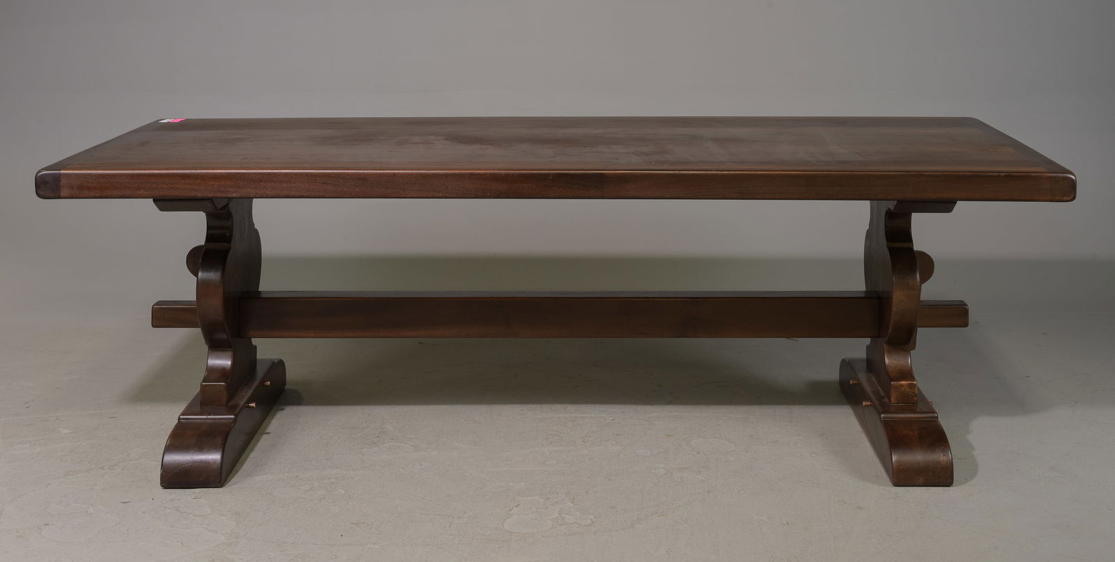 French Heavy Oak Monastery Trestle Base Table (1 of 3)
