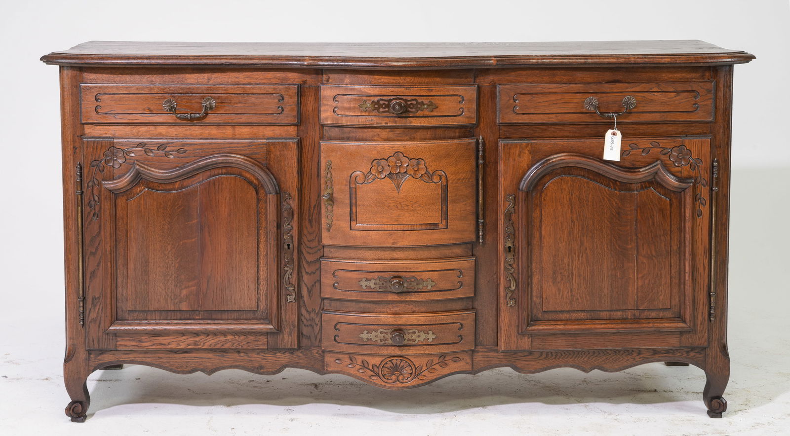 Louis XV Style Oak Sideboard / Enfilade #1 (1 of 7)