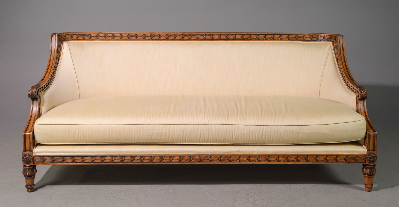 Empire Style Curved Back Sofa (1 of 4)