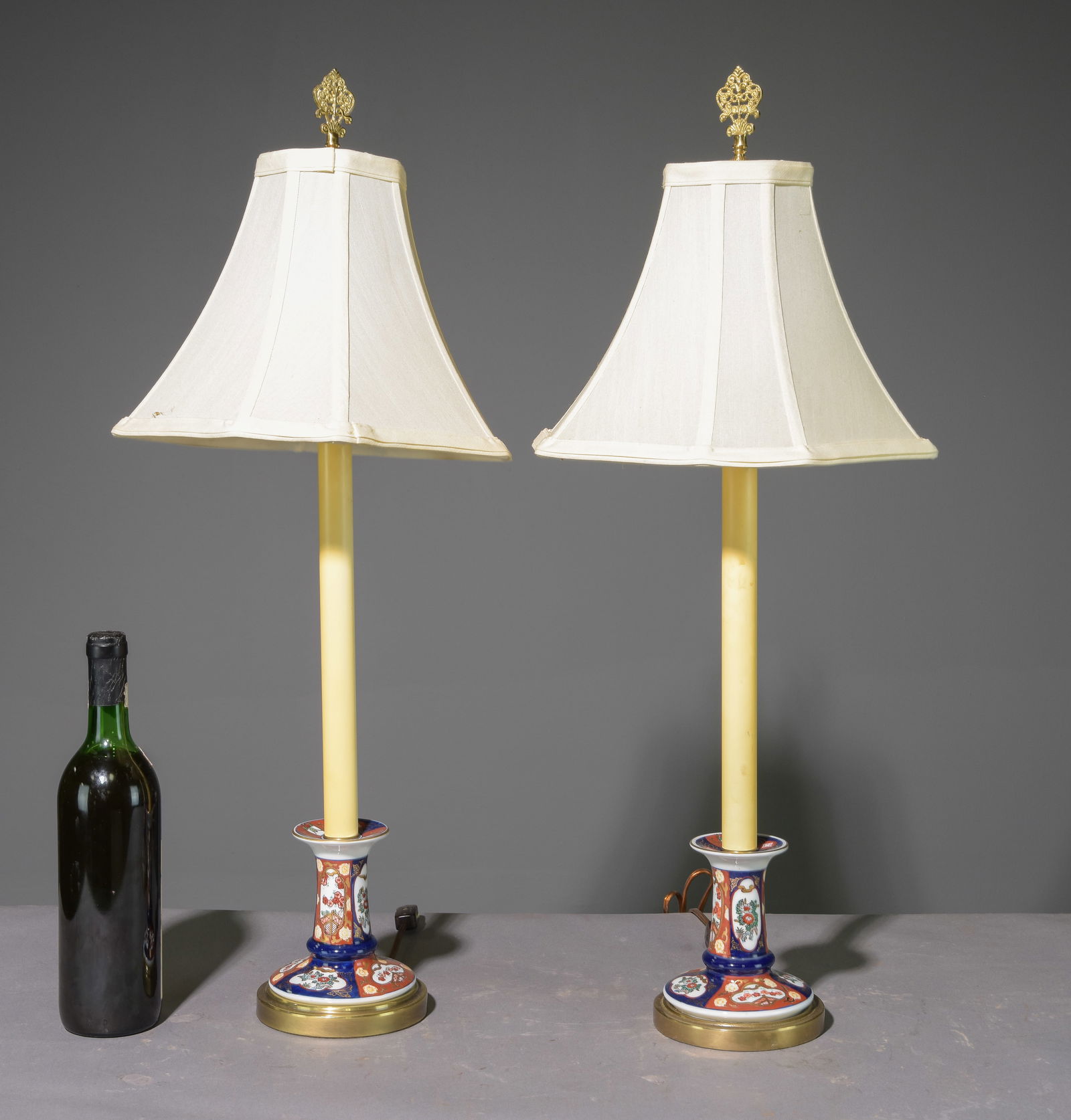 Two Imari Style Porcelain Table Lamps (1 of 3)