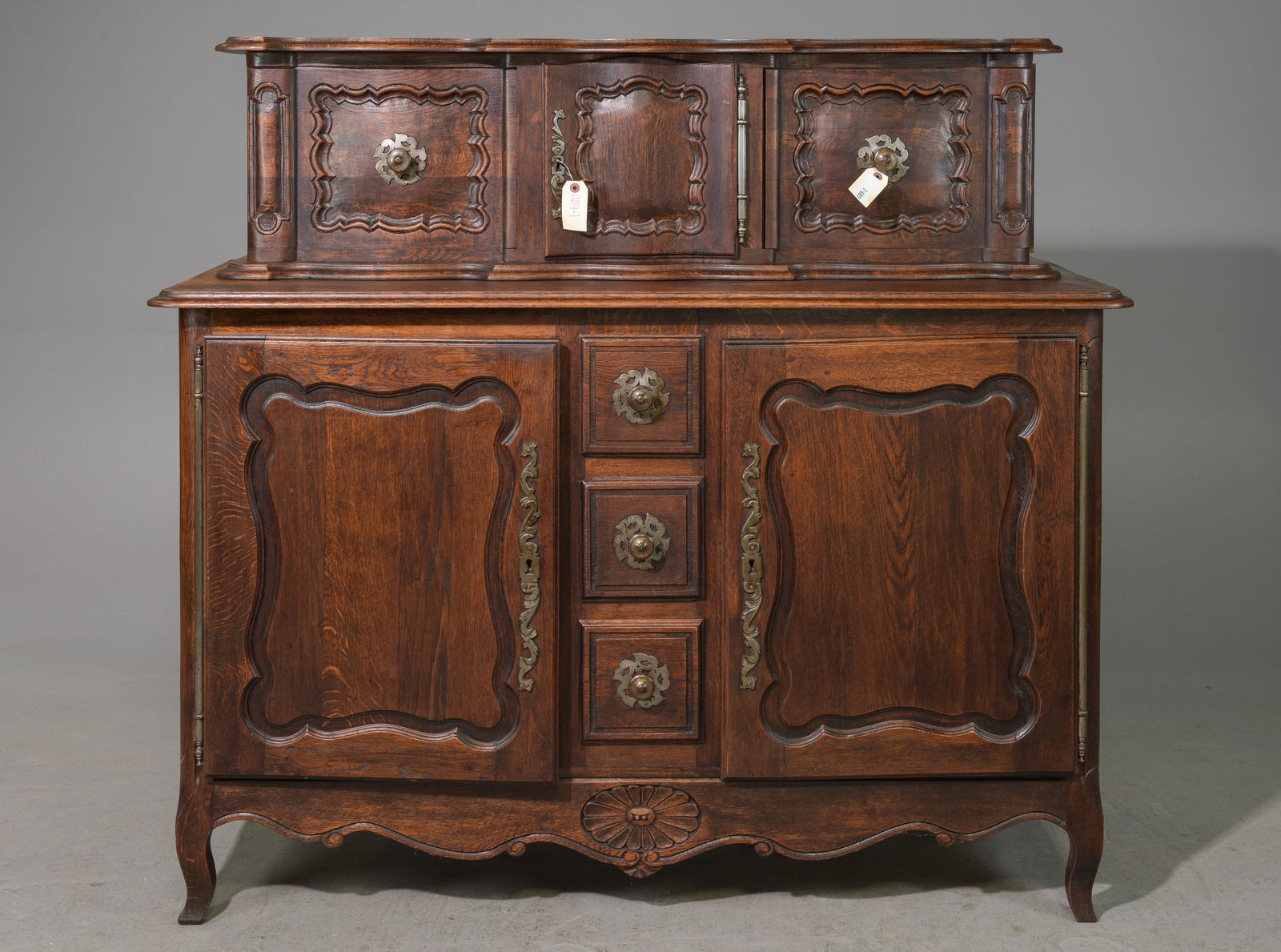 French Provincial Style Oak Panetiere Sideboard (1 of 4)