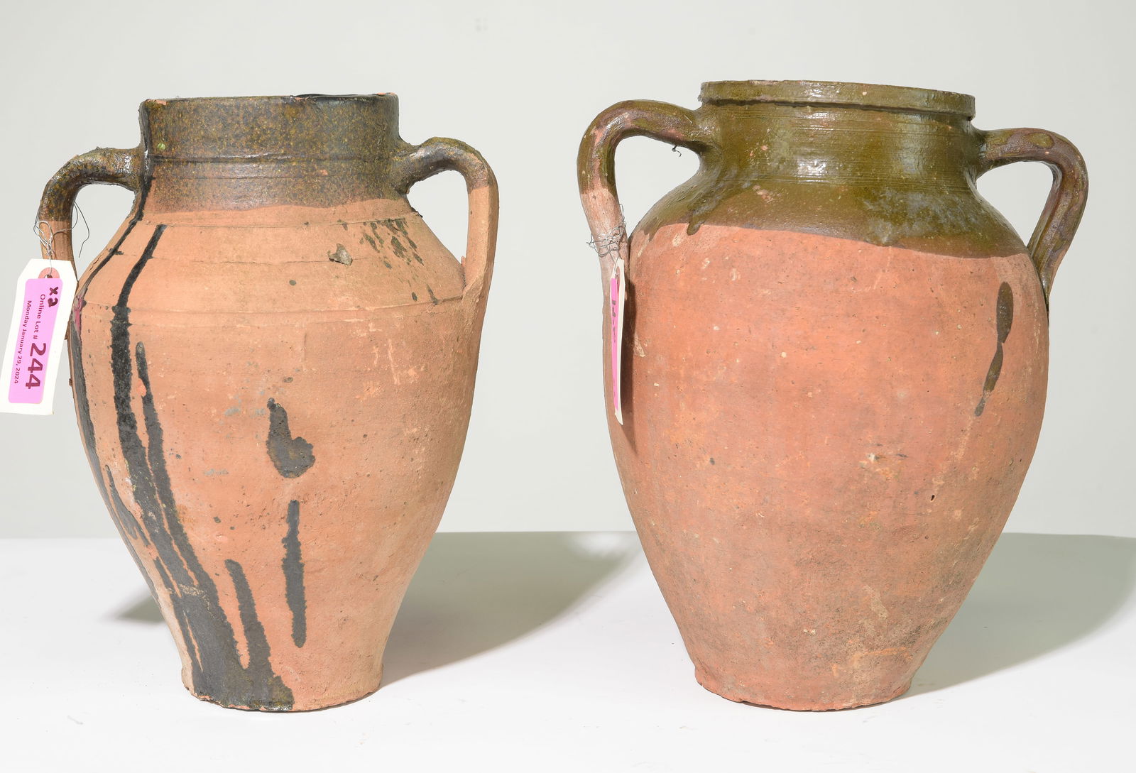 Two Green Glazed Confit Pots #1 (1 of 4)