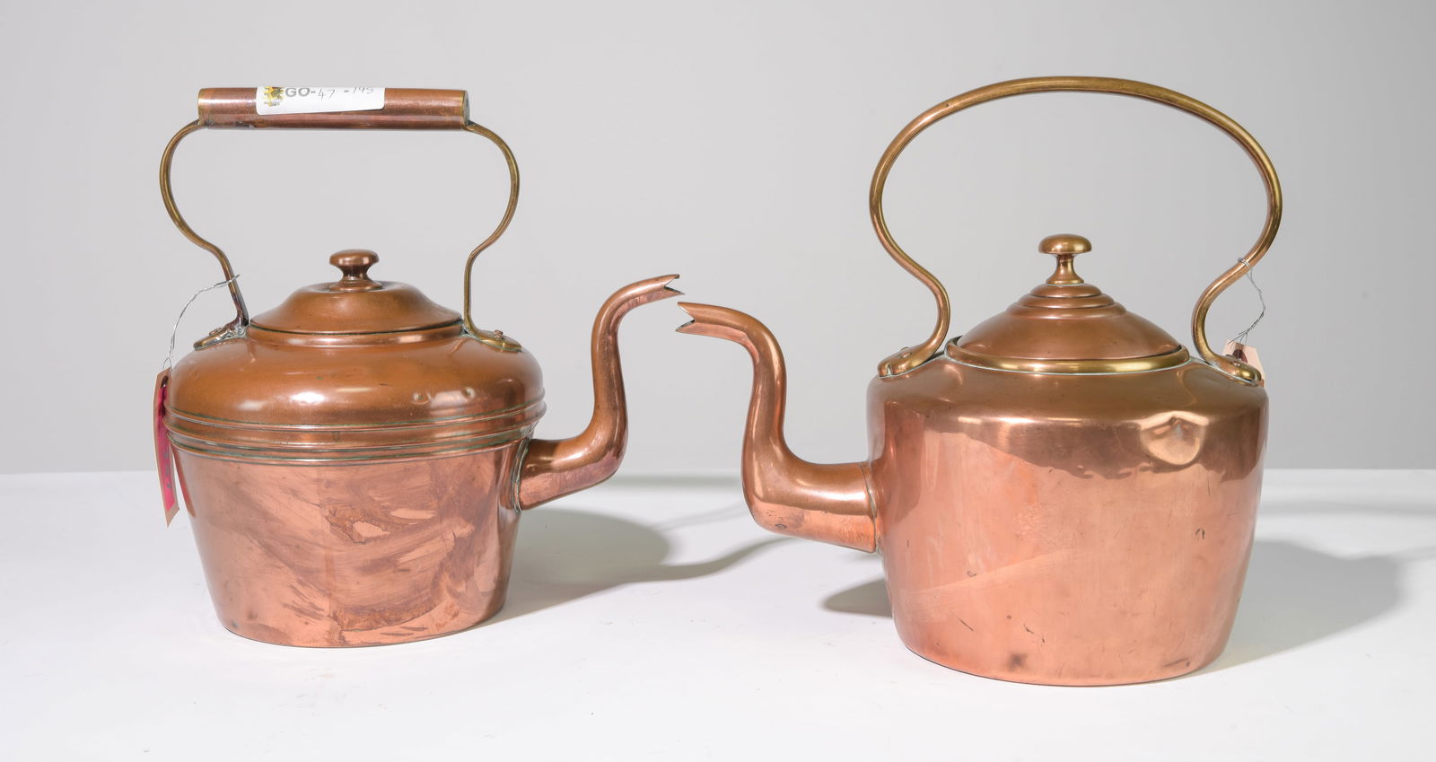 Two Copper Tea / Coffee Kettles (1 of 3)