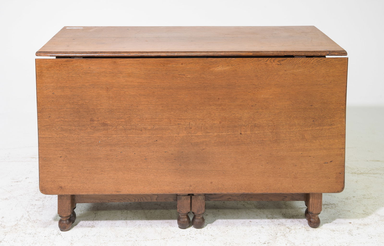 English Large Oak Drop Leaf Table (1 of 4)