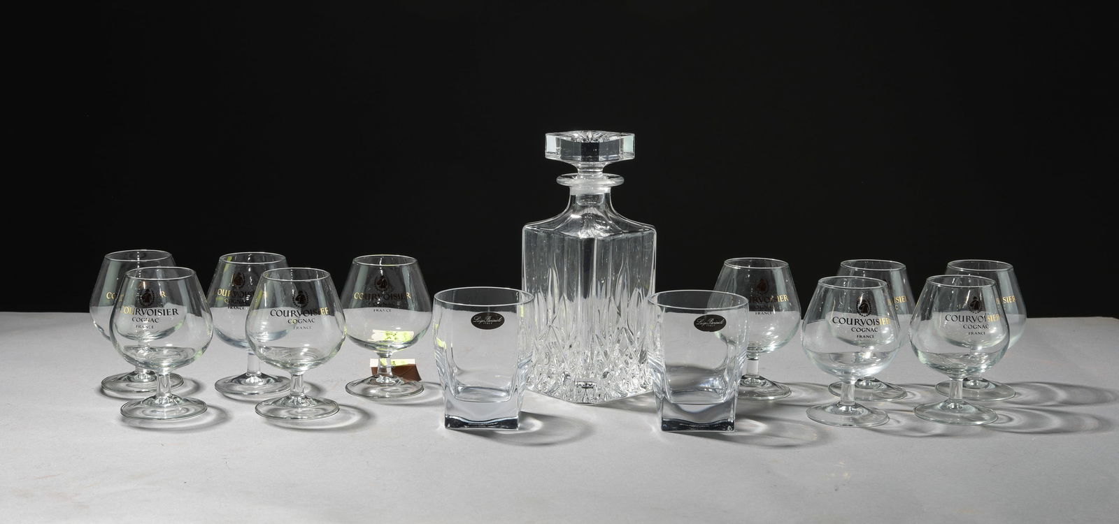 Luigi Bormioli Decanter & 2 Glasses and 10 Snifters (1 of 5)
