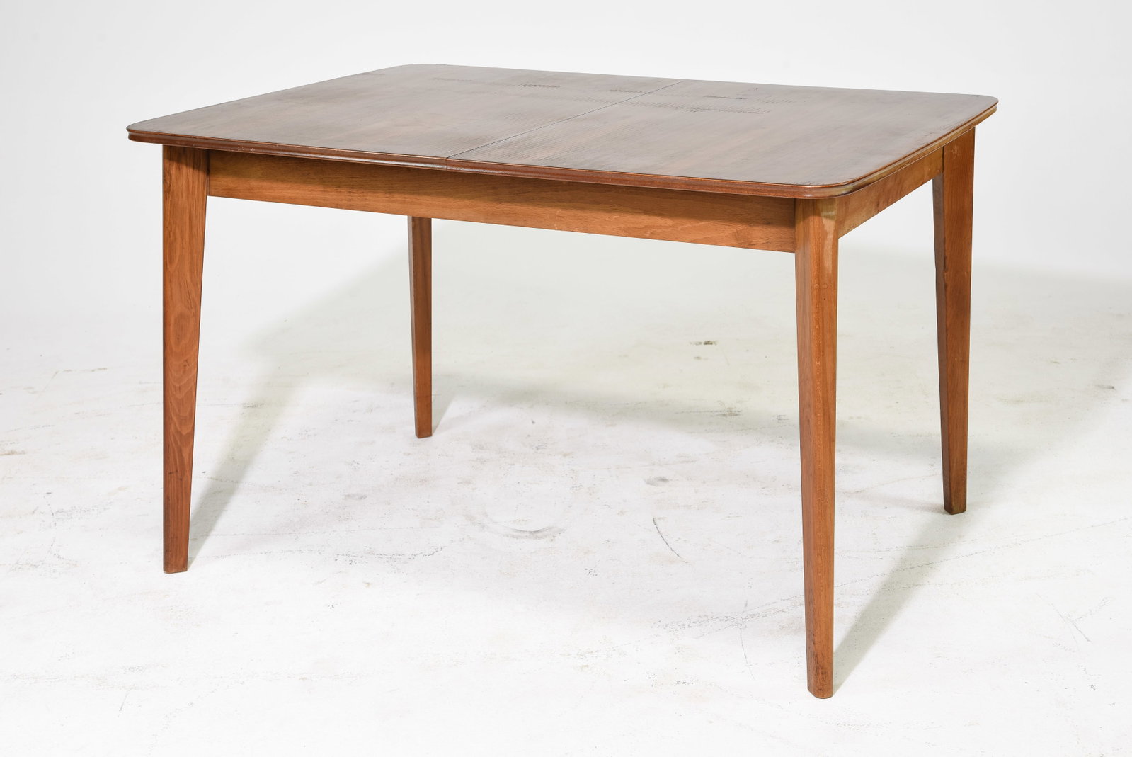 Mid Century Modern Dining Table: Danish Modern Style Dining Table - 29.5 in tall x 51 x 34, Floor to under is 24.5 inches