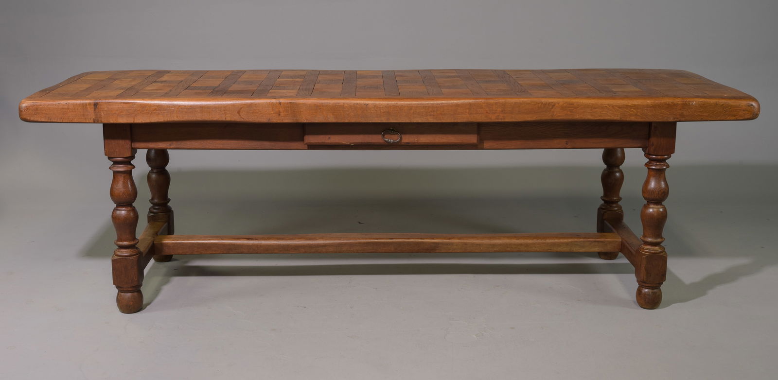 French Heavy Solid Oak Farmhouse Table (1 of 4)