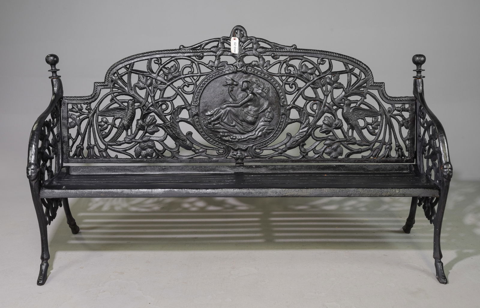 French Style Heavy Cast Iron Park / Garden Bench (1 of 6)