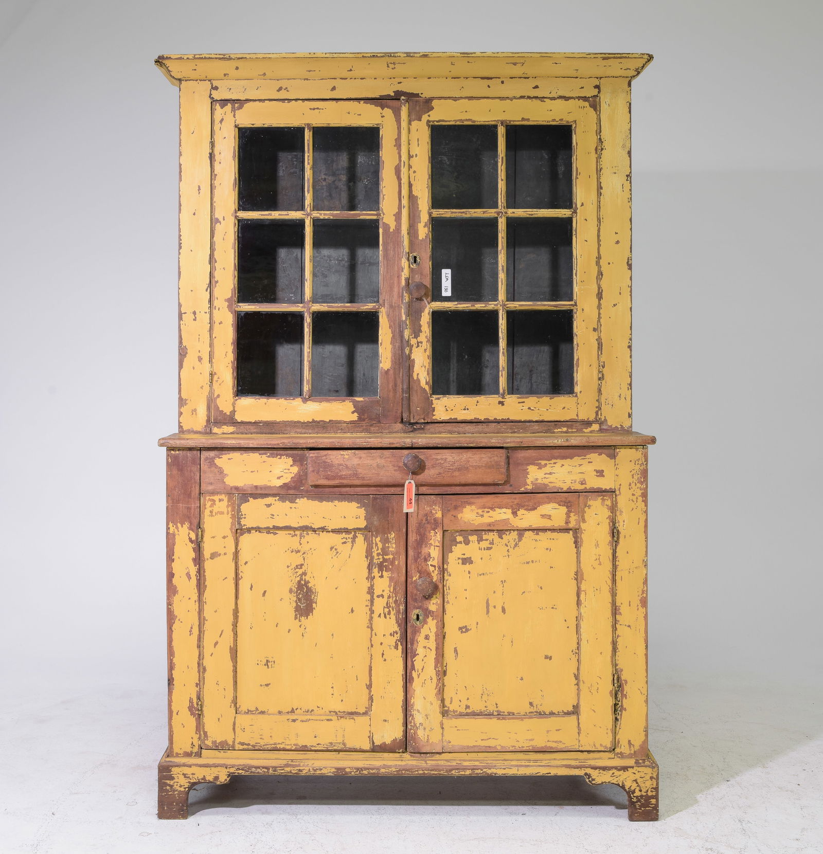 Continental Yellow Painted Buffet De Corps (1 of 7)